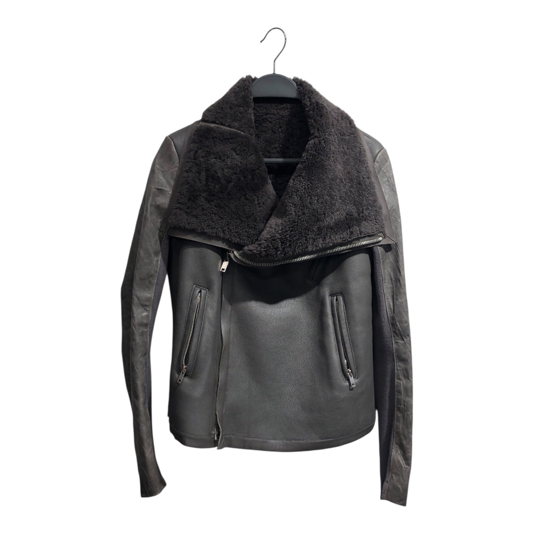 Rick Owens/Riders Jkt (S)/12/Leather/GRY/ view 1