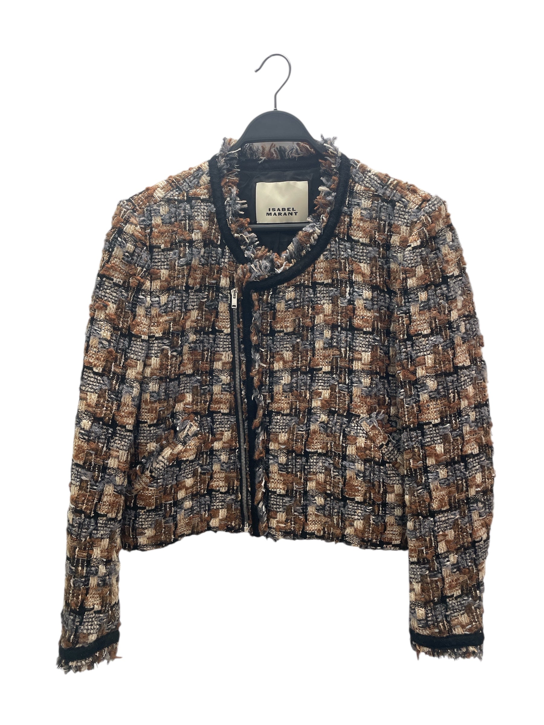 ISABEL MARANT/Tailored Jkt/42/Wool/BRW/No Collar/VE0354FA-B3EO3I KERRY BLAZER view 1