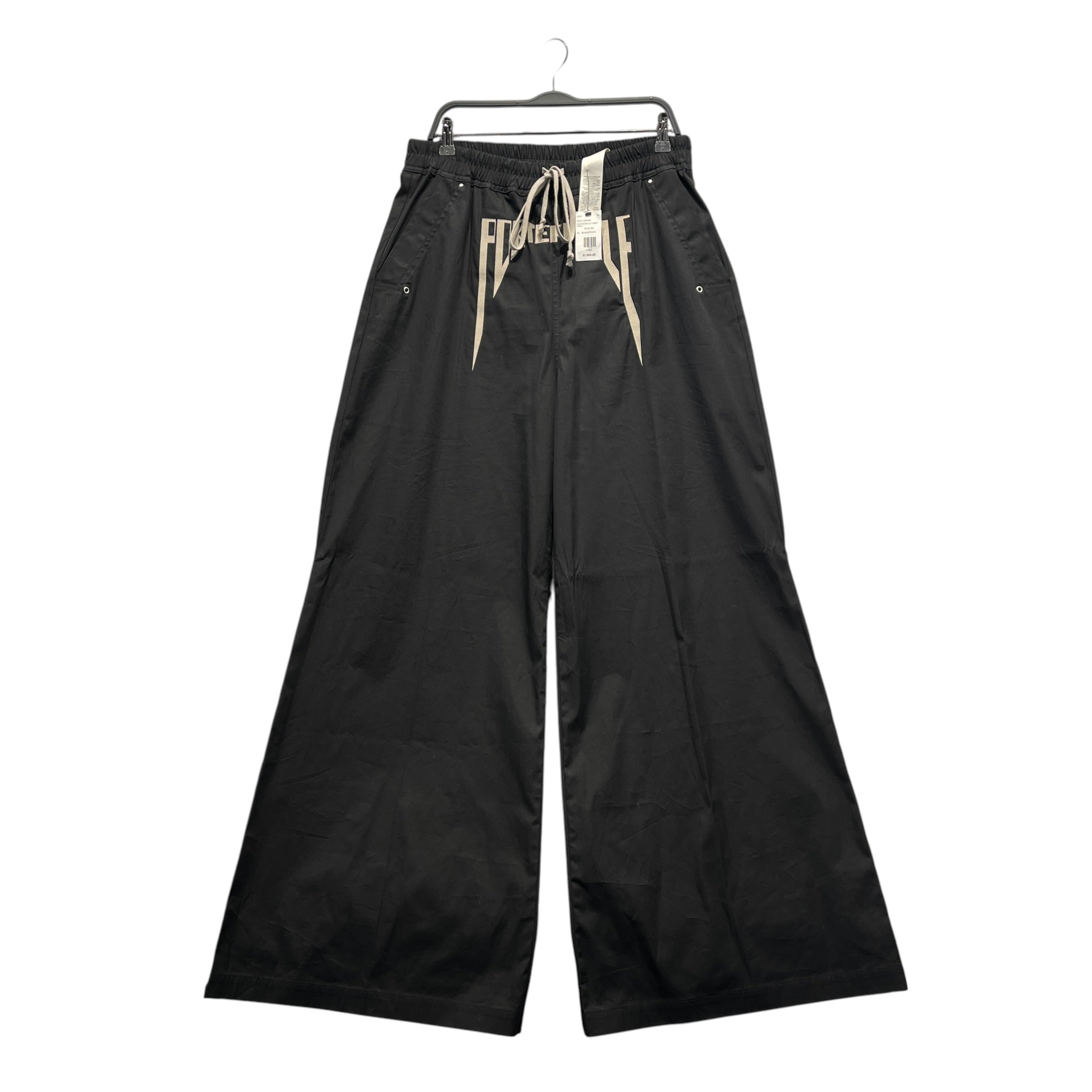 RICK OWENS DRKSHDW/Pants/44/Cotton/BLK/Porterville Bela pants view 1