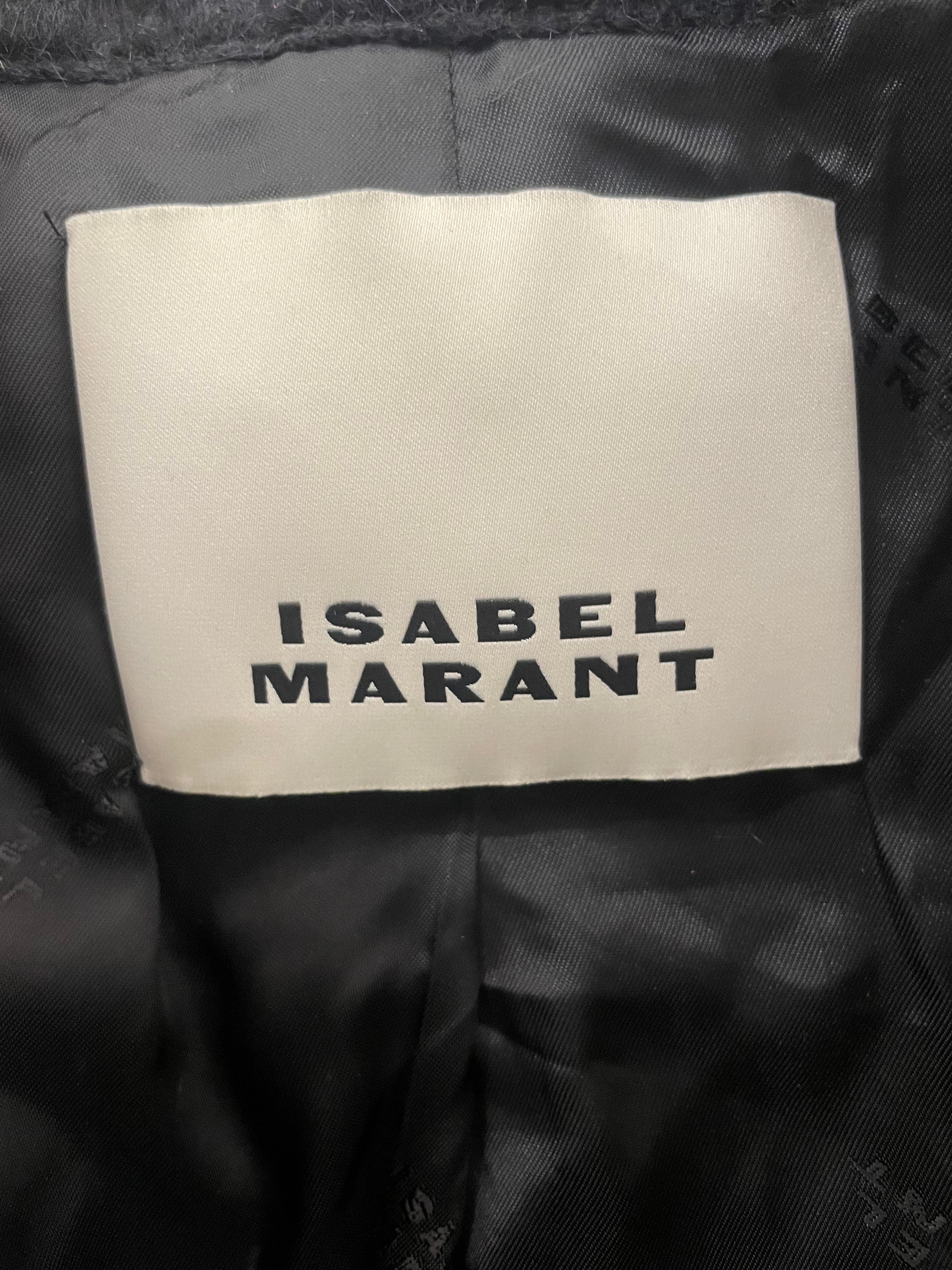 ISABEL MARANT/Tailored Jkt/42/Wool/BRW/No Collar/VE0354FA-B3EO3I KERRY BLAZER view 3