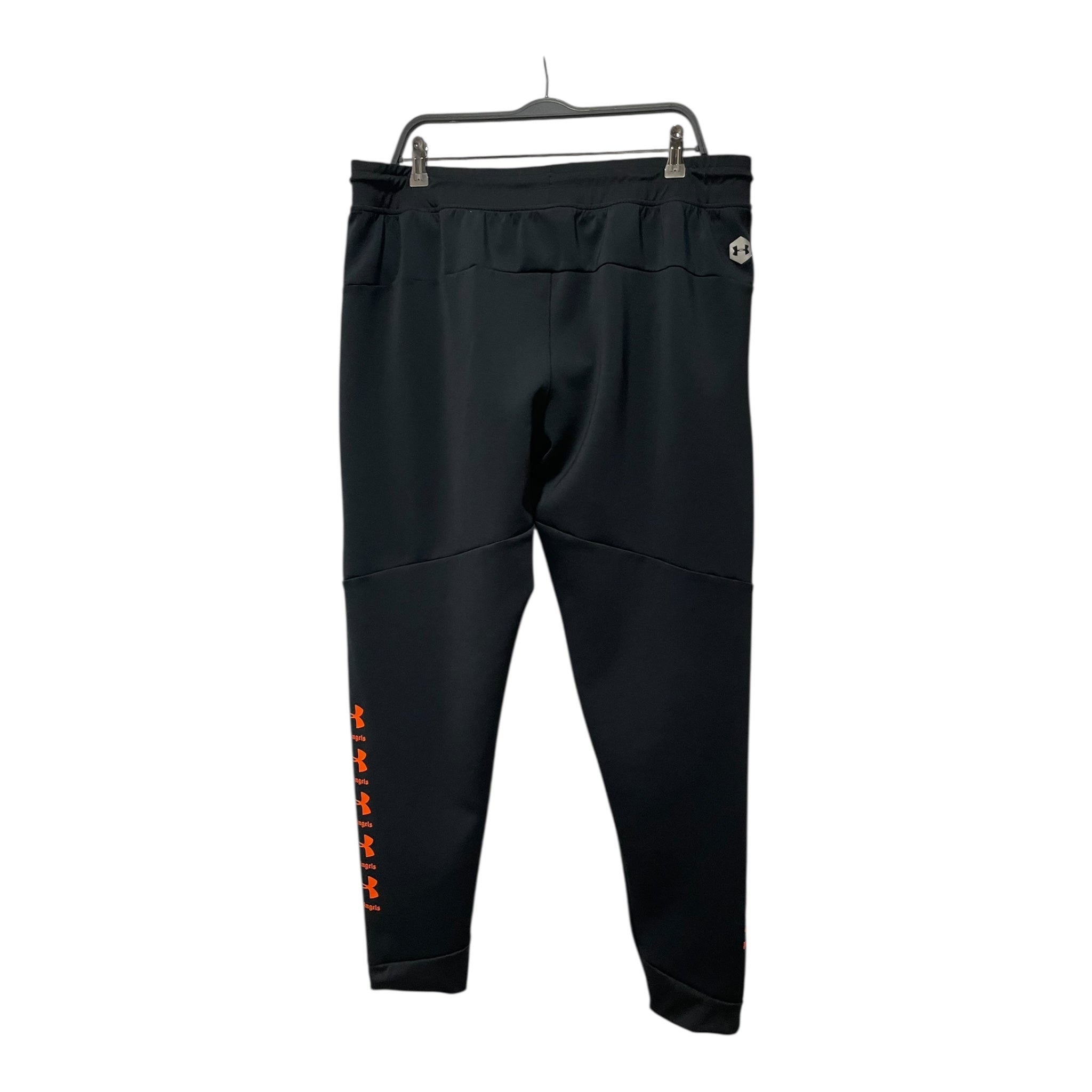 Palm Angels/UNDER ARMOUR/Straight Pants/XL/Cotton/BLK/Joggers/ view 2