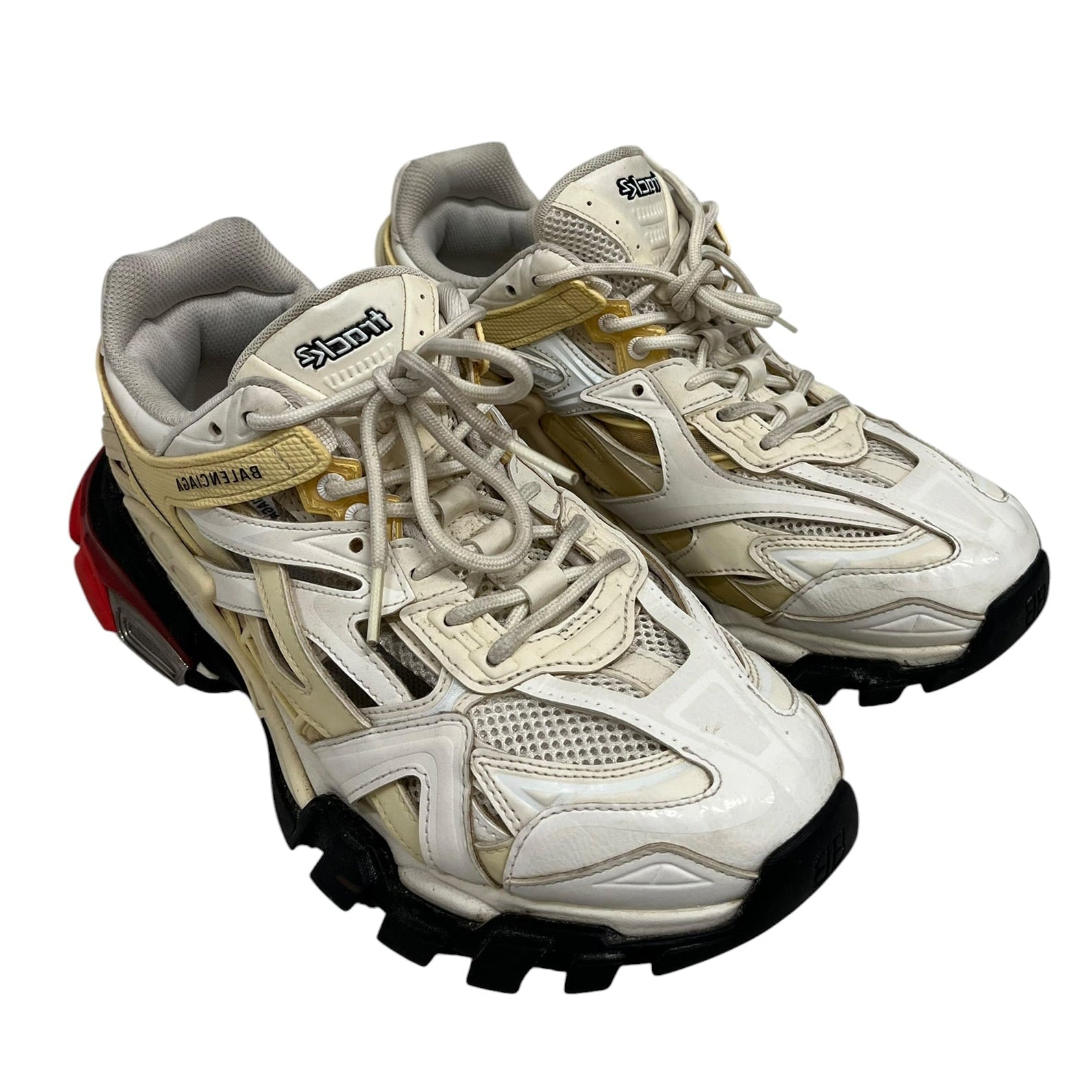 BALENCIAGA/Low-Sneakers/US 10/Polyester/WHT/TRACK 2 SNEAKERS view 1