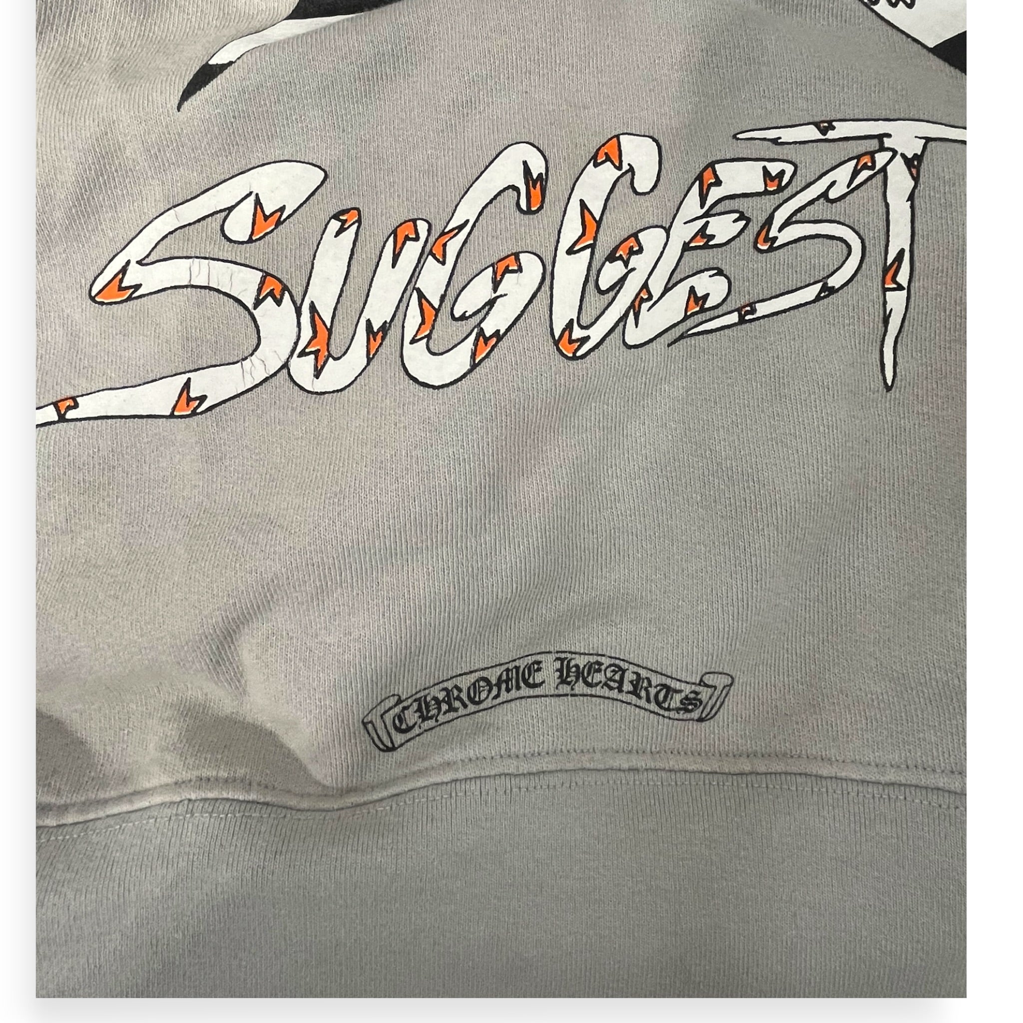 CHROME HEARTS/Sweatshirt/L/Cotton/GRY/MATTY BOY 'SUGGEST' CREWNECK view 5