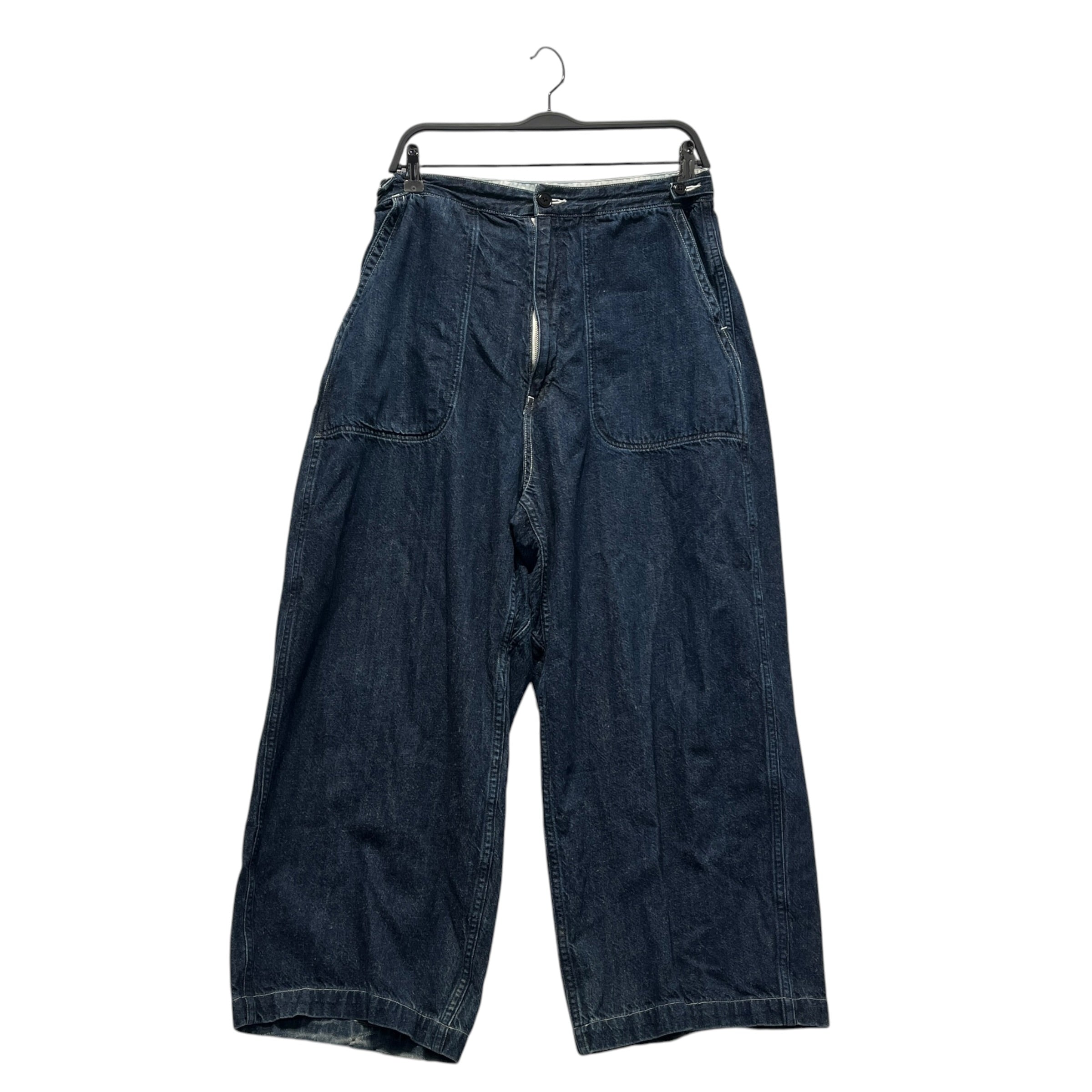 nanamica/Straight Pants/34/Denim/BLU/Button Fly/WAIST BUTTONS/STRETCH WAIST view 1