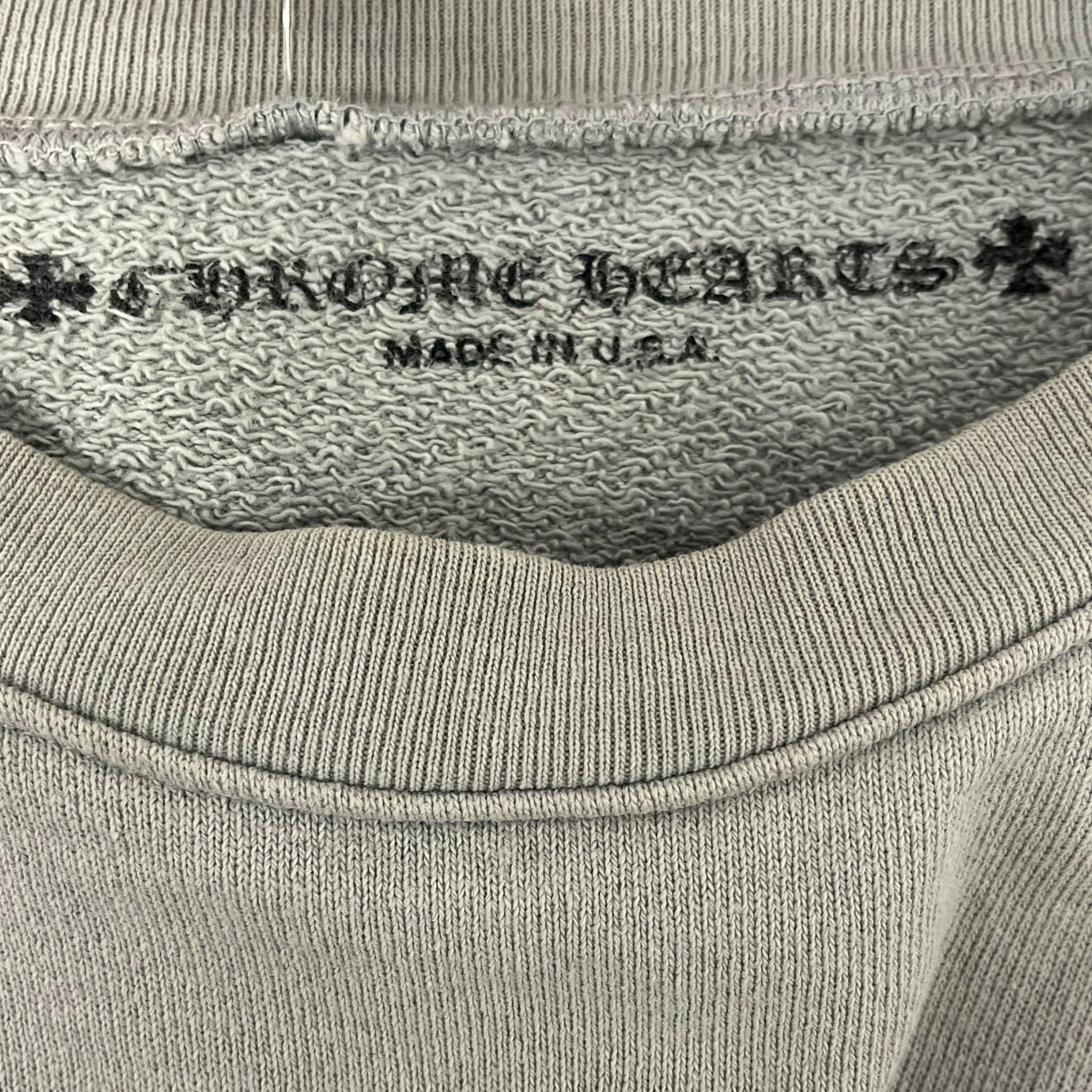 CHROME HEARTS/Sweatshirt/L/Cotton/GRY/MATTY BOY 'SUGGEST' CREWNECK view 6