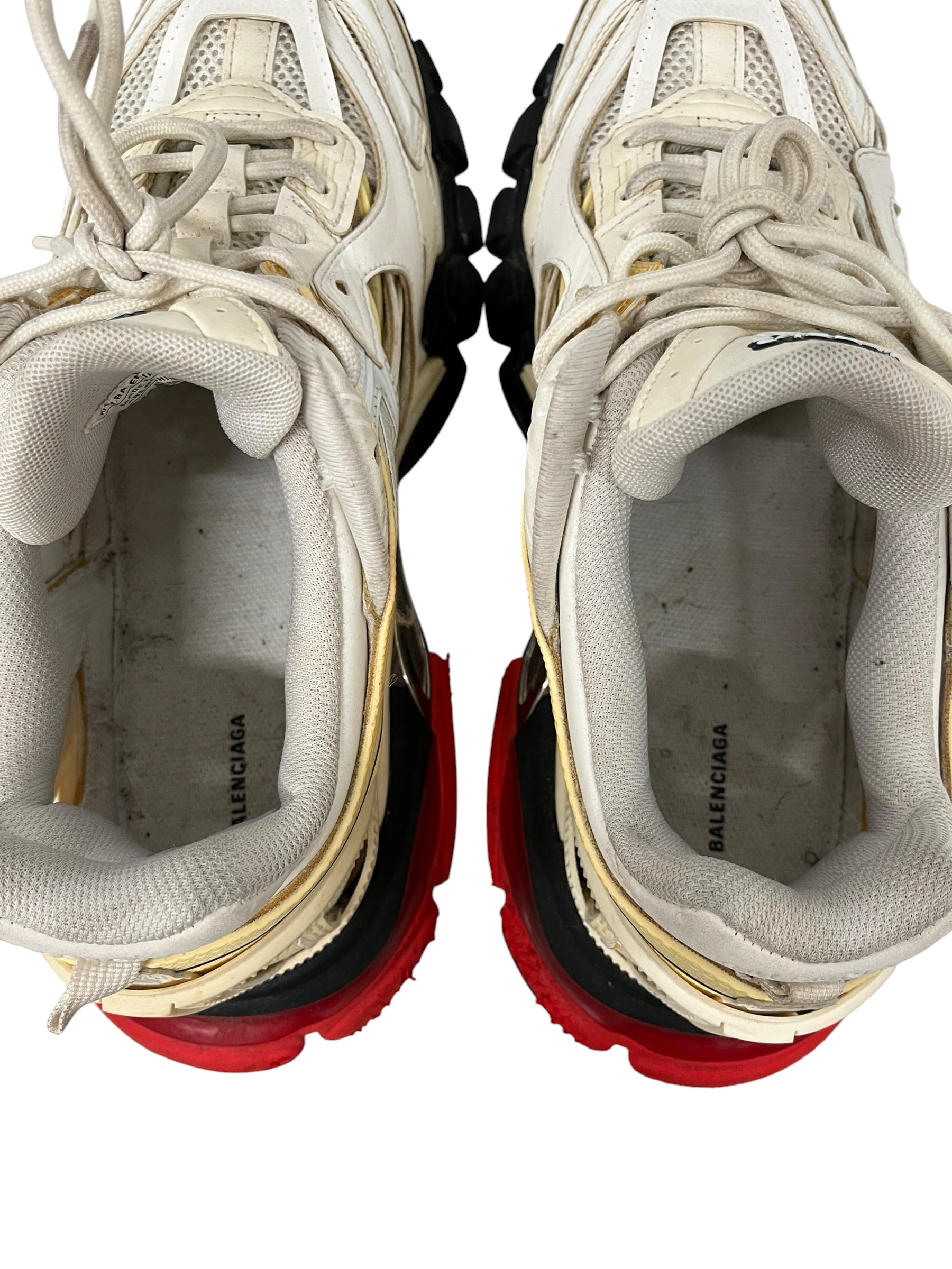 BALENCIAGA/Low-Sneakers/US 10/Polyester/WHT/TRACK 2 SNEAKERS view 3