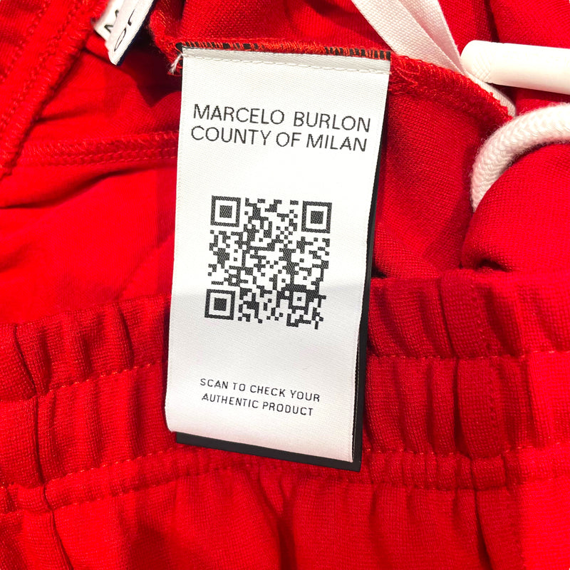 MARCELO BURLON COUNTY OF MILAN/Bottoms/L/Rayon/RED/