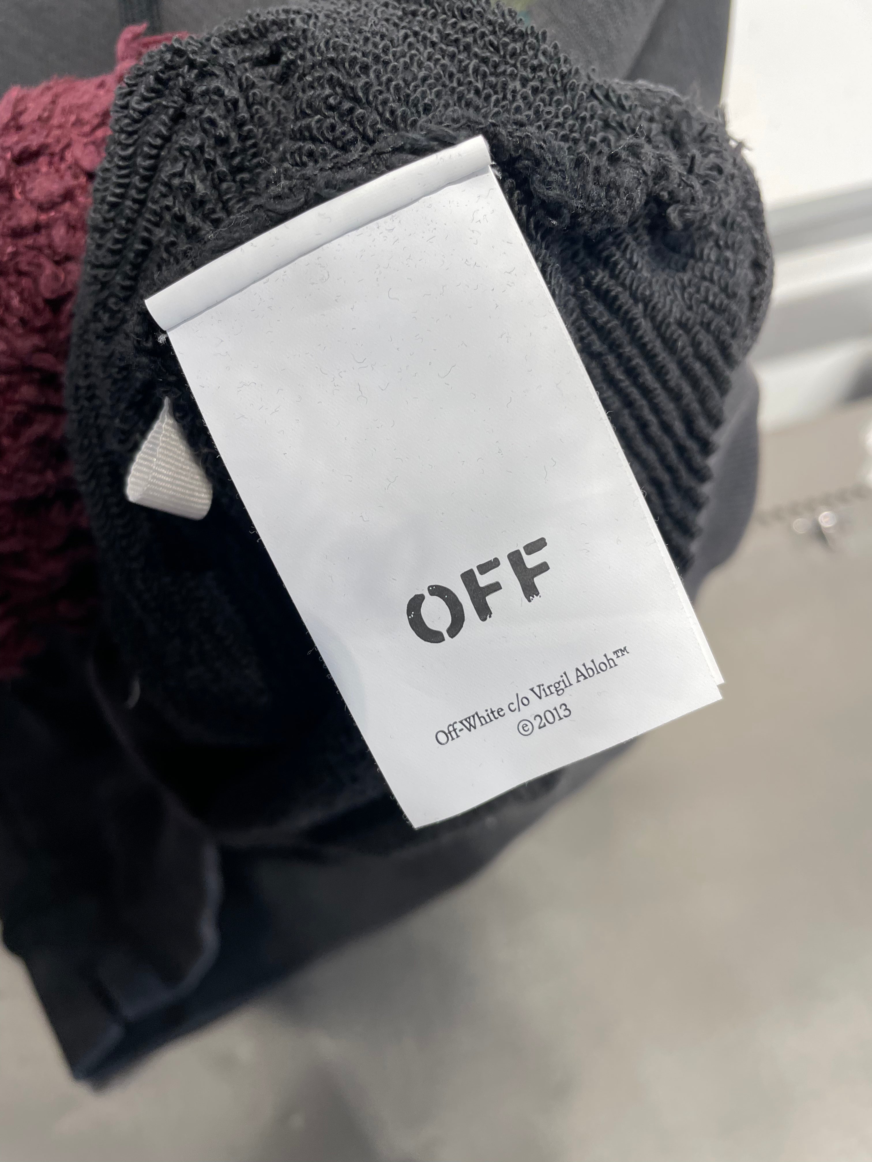 OFF-WHITE/Hoodie/M/Graphic/Cotton/WHT/Pullover/OMBB085S24FLE020 view 4