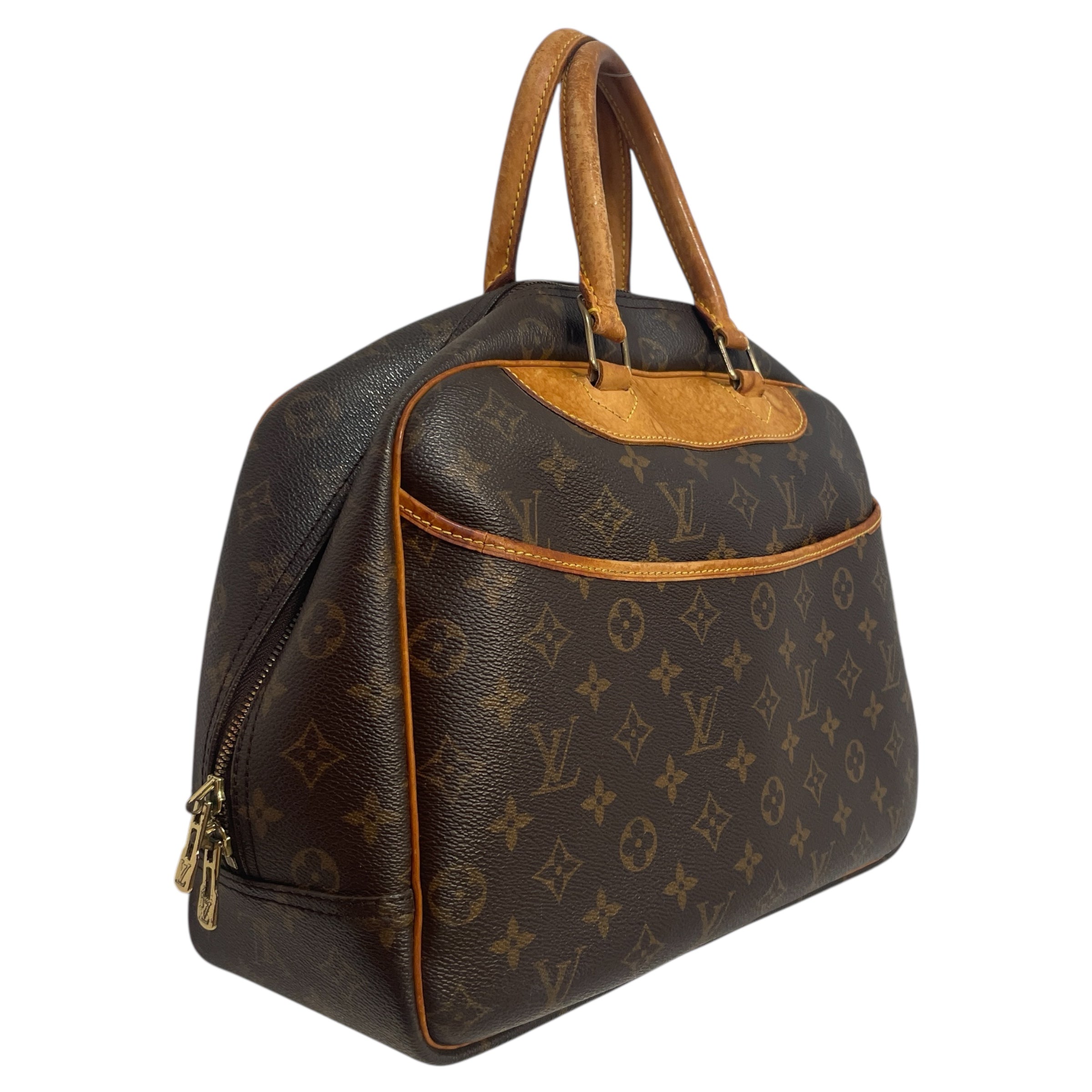 LOUIS VUITTON/Luggage/Monogram/Leather/BRW/Deauville view 3