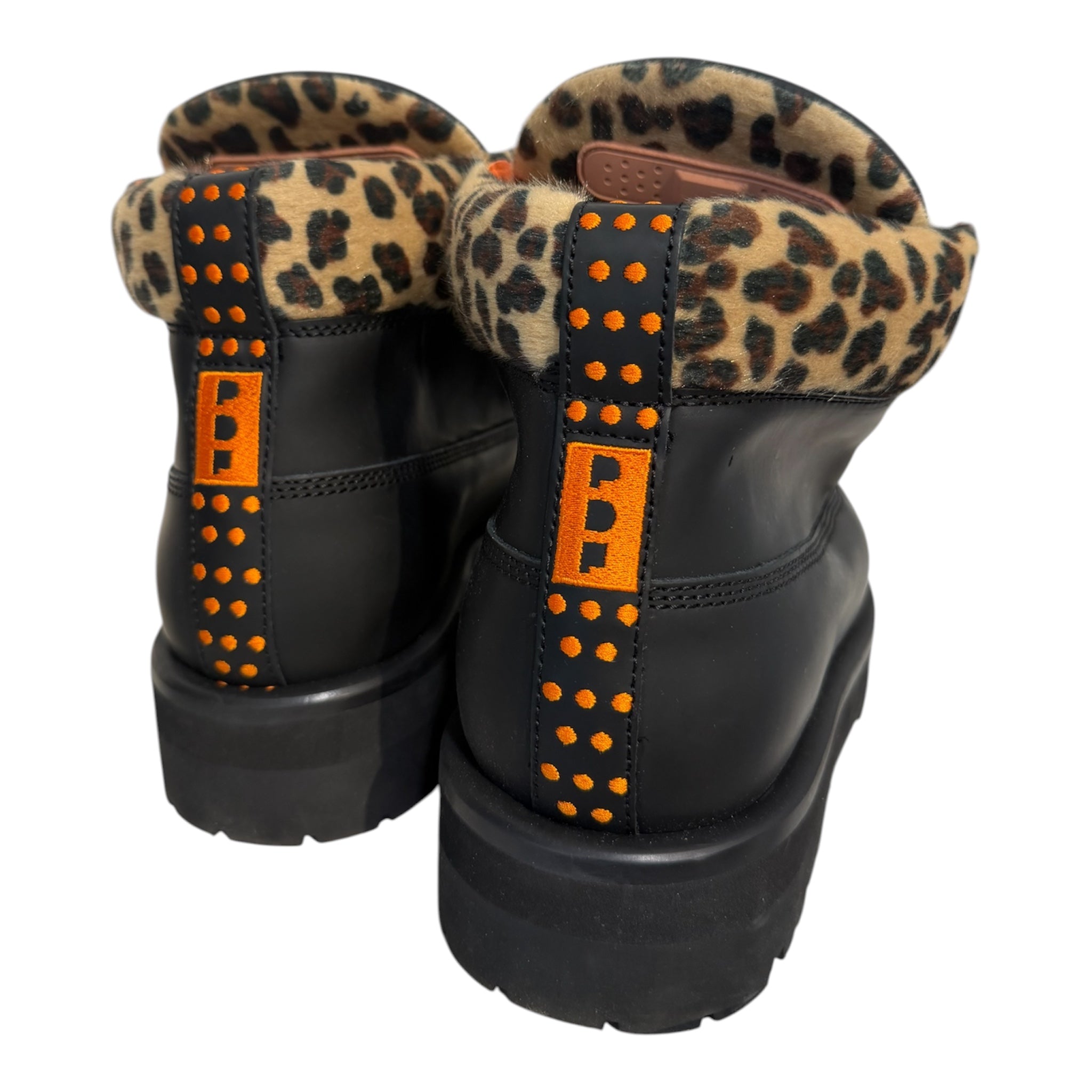 PDF/Lace Up Boots/EU 43/Leather/BLK/Cheetah Lined Jumbo Boot view 2