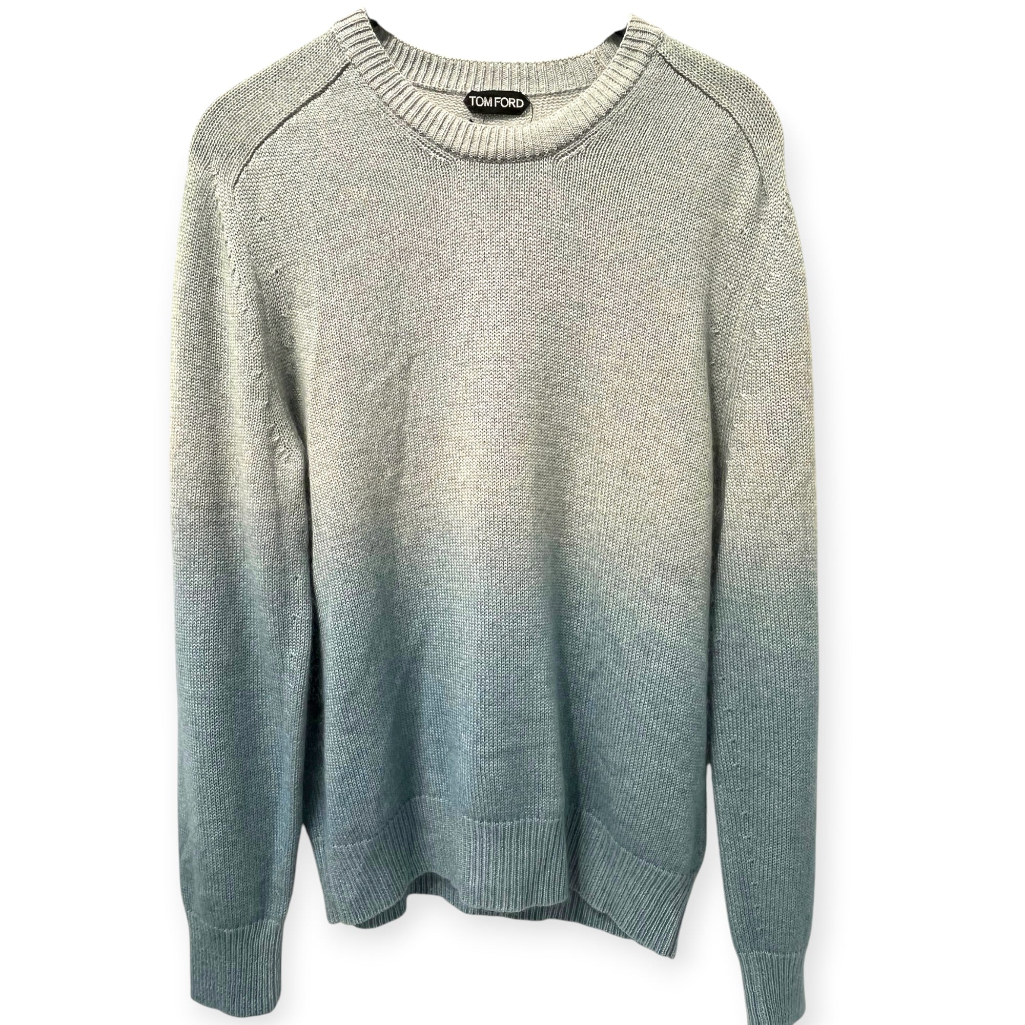 TOM FORD/Sweater/52/Cashmere/BLU/HOMBRE CASHMERE BLEND SWEATER view 1