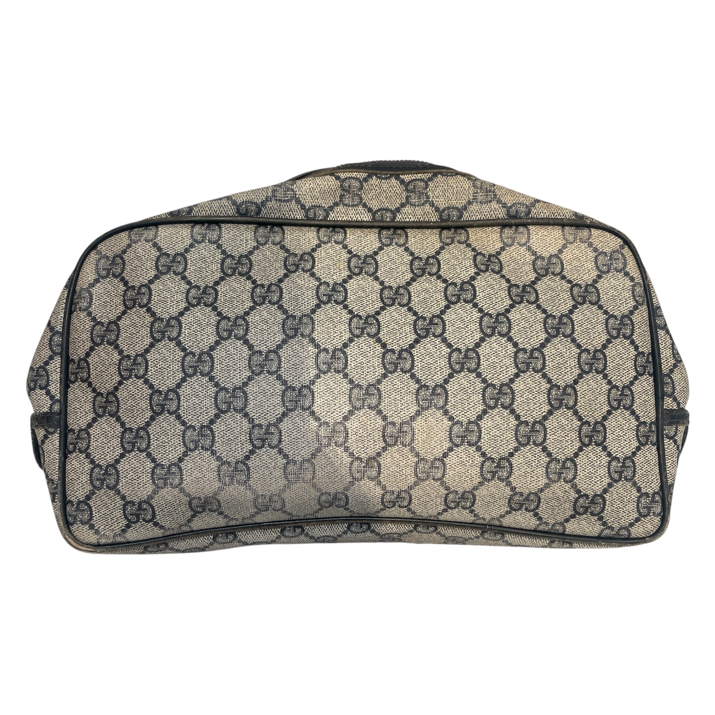 GUCCI/Cross Body Bag/Monogram/Leather/BRW/Toiletry Bag view 1