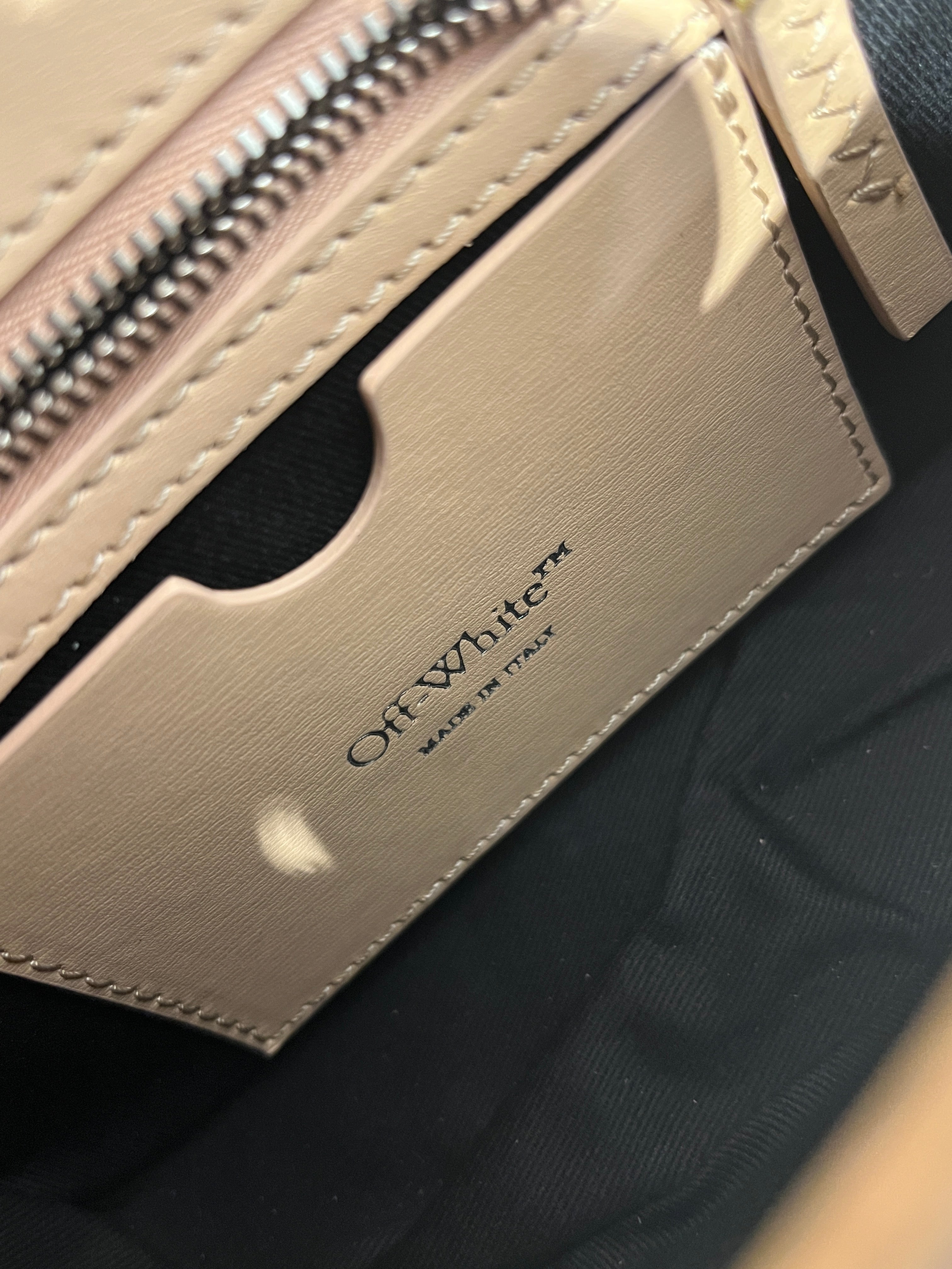 OFF-WHITE/Bag/Leather/PNK/BINDER SHOULDER BAG view 6