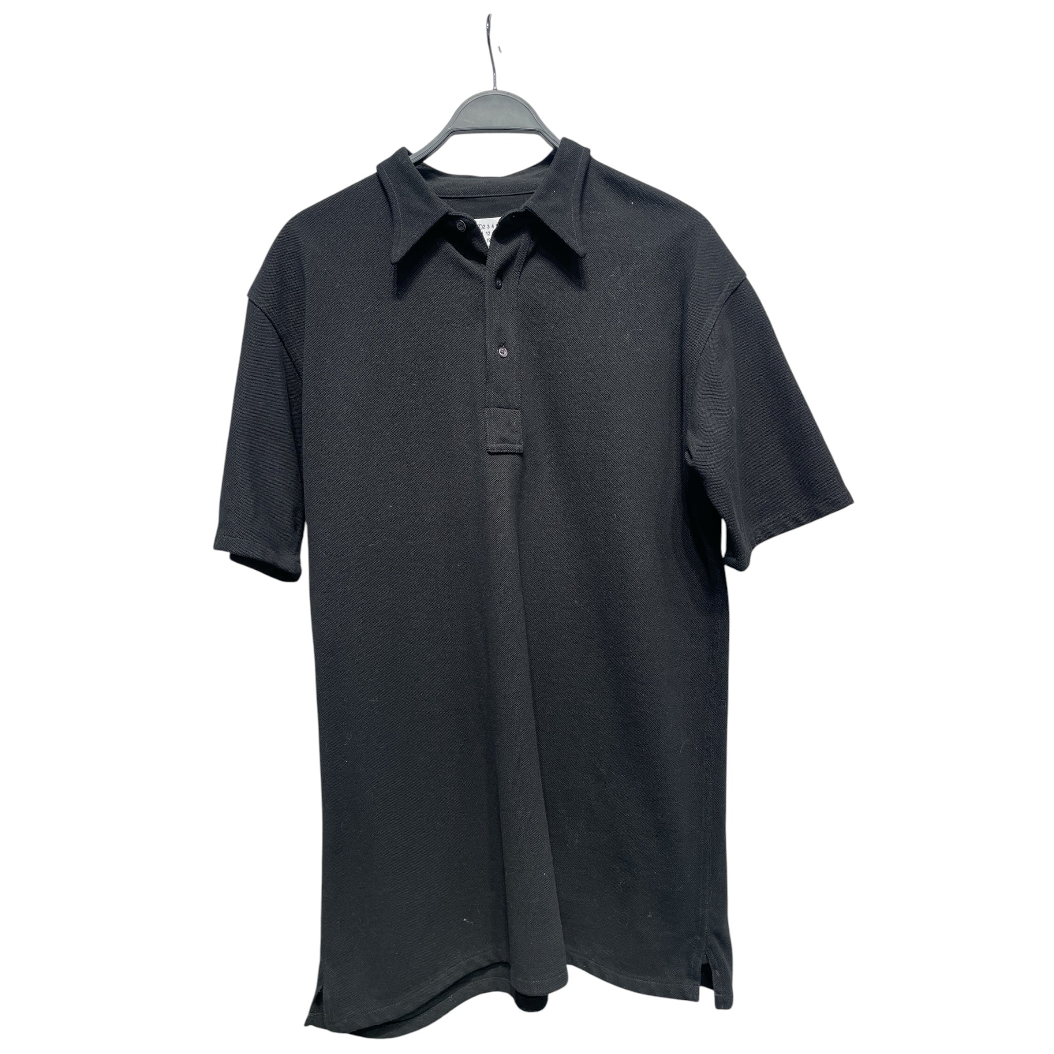 Maison Margiela/Polo Shirt/XXL/Cotton/BLK/OVERSIZED POLO view 1