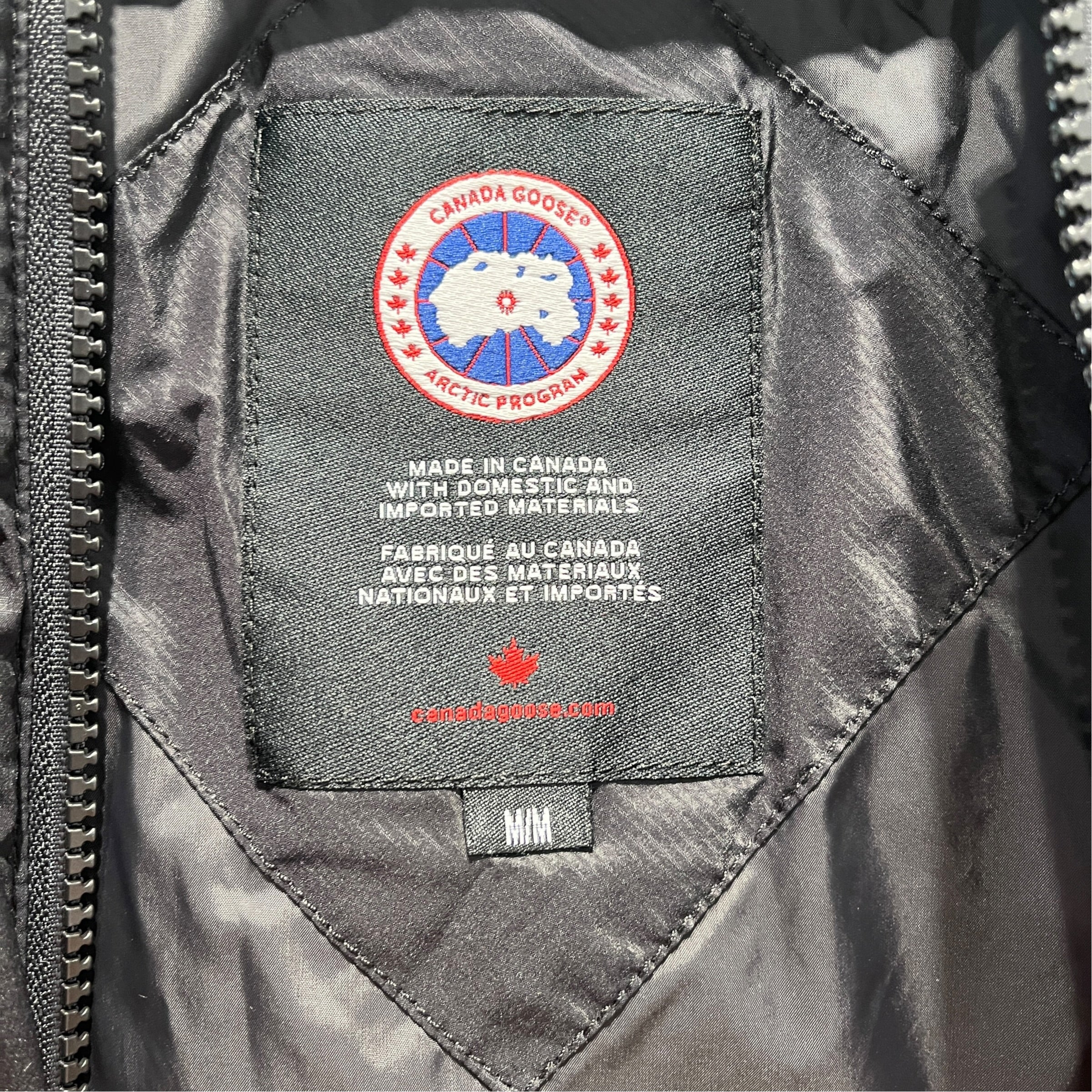 CANADA GOOSE/Puffer Vest/M/Nylon/BLK/x back down vest view 3