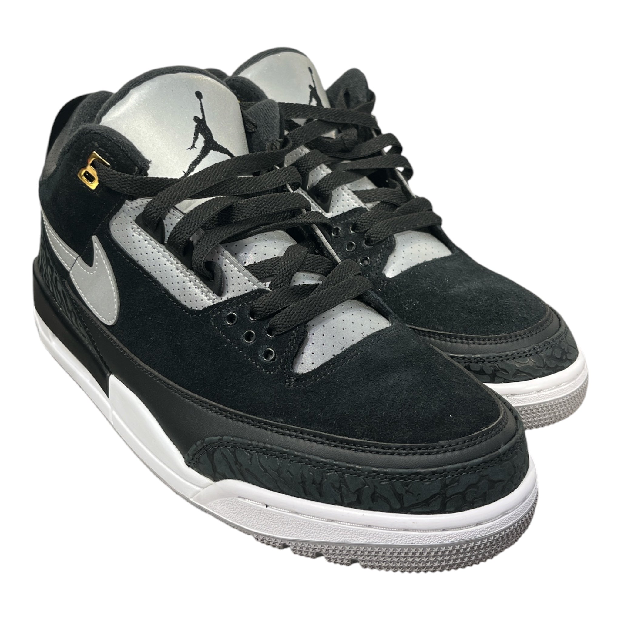 JORDAN BRAND/Low-Sneakers/US 11/Suede/BLK/RETRO 3 TINKER BLACK CEMENT view 1