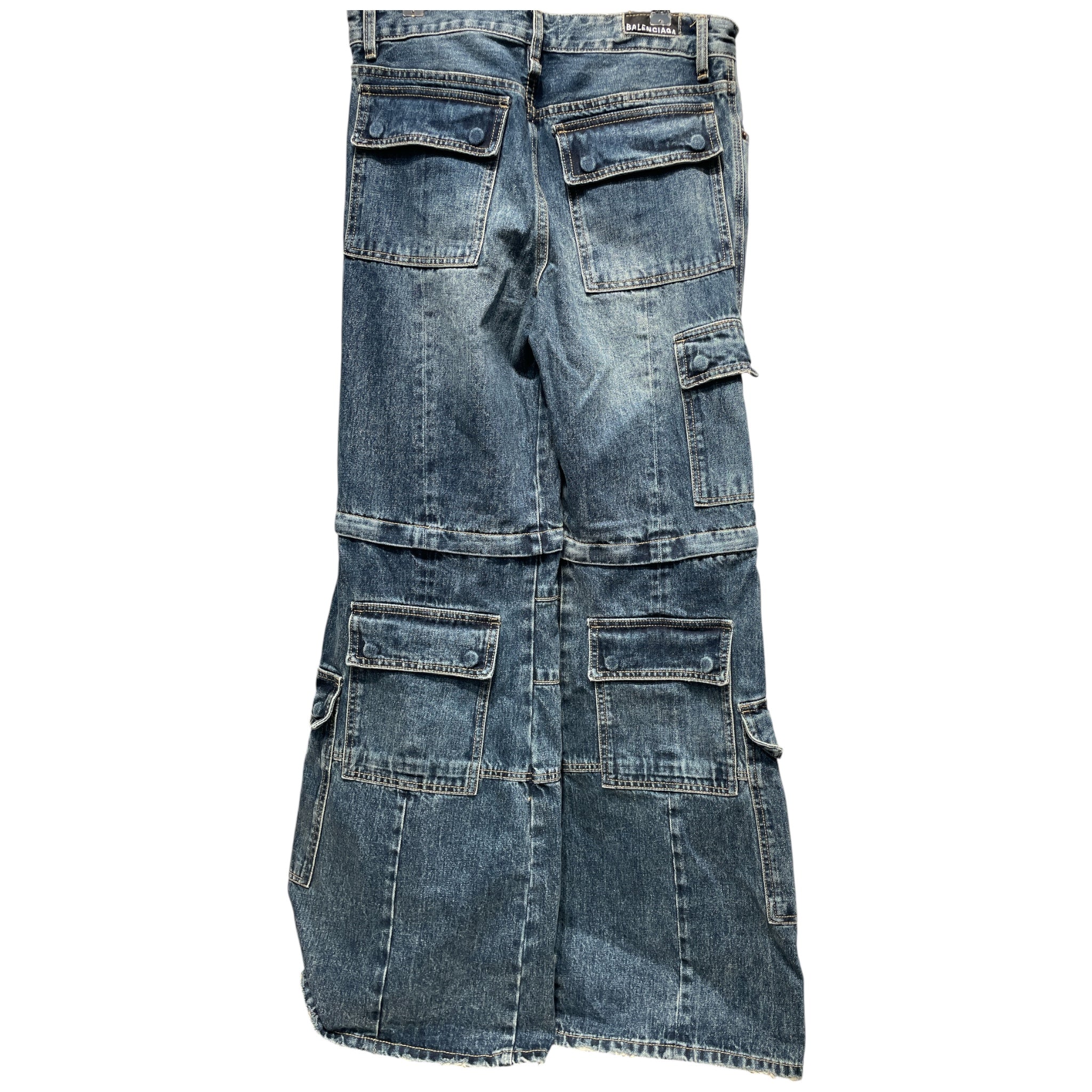 BALENCIAGA/Cargo Pants/M/Denim/IDG/BAGGY CARGO JEAN view 2