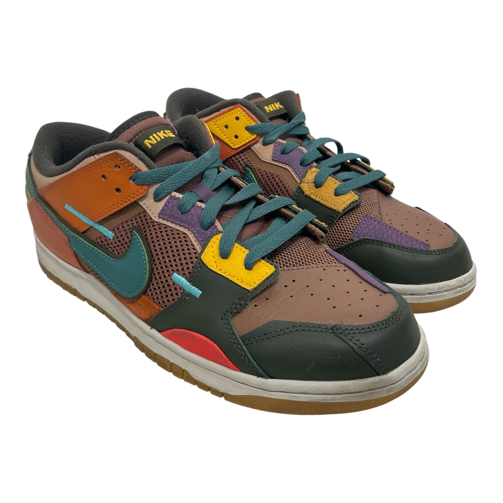 NIKE/Low-Sneakers/US 10.5/Leather/ORN/DUNK LOW SCRAP view 1