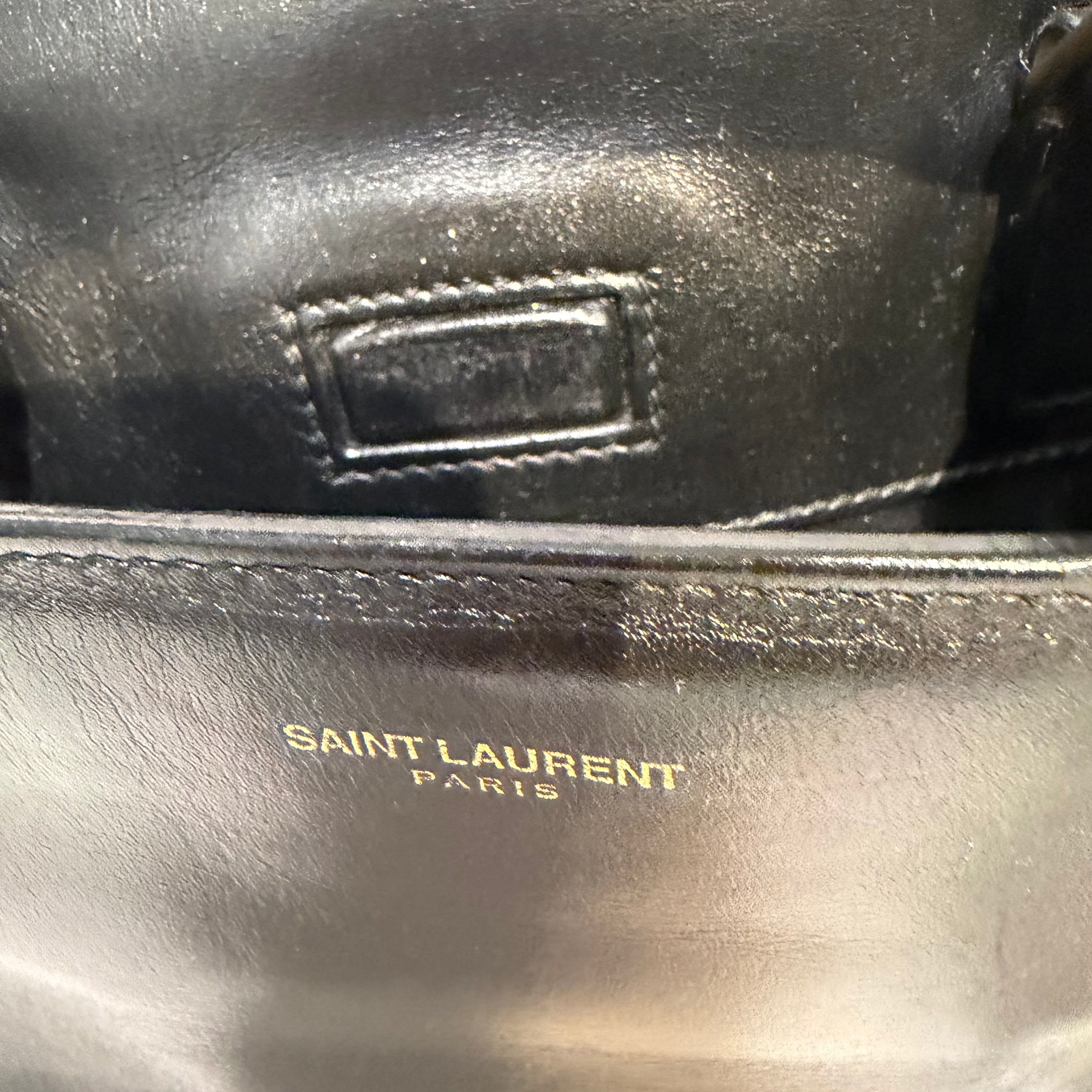 SAINT LAURENT/Cross Body Bag/Leather/BLK/Leather Bo Duffle Bag view 4