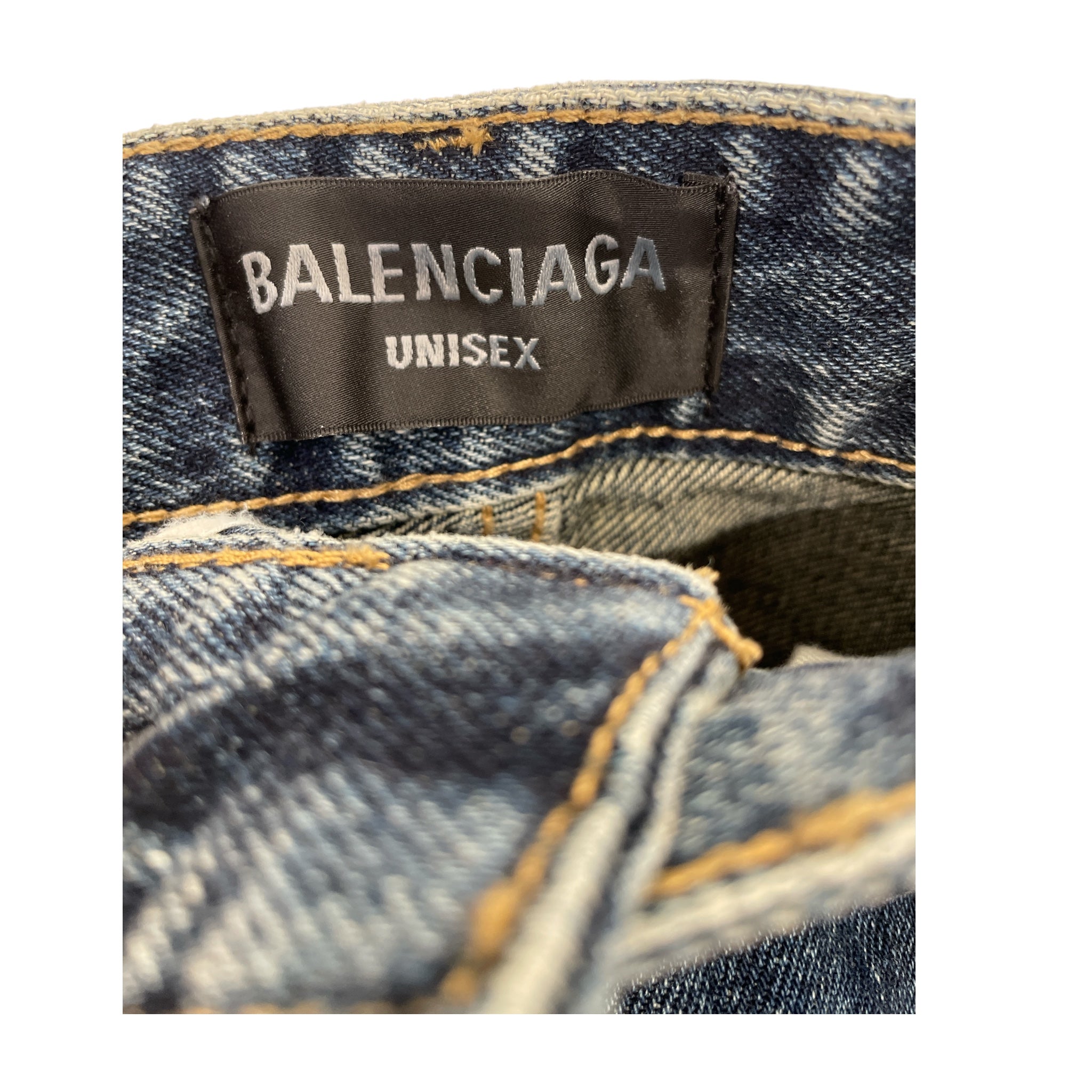 BALENCIAGA/Cargo Pants/M/Denim/IDG/BAGGY CARGO JEAN view 3
