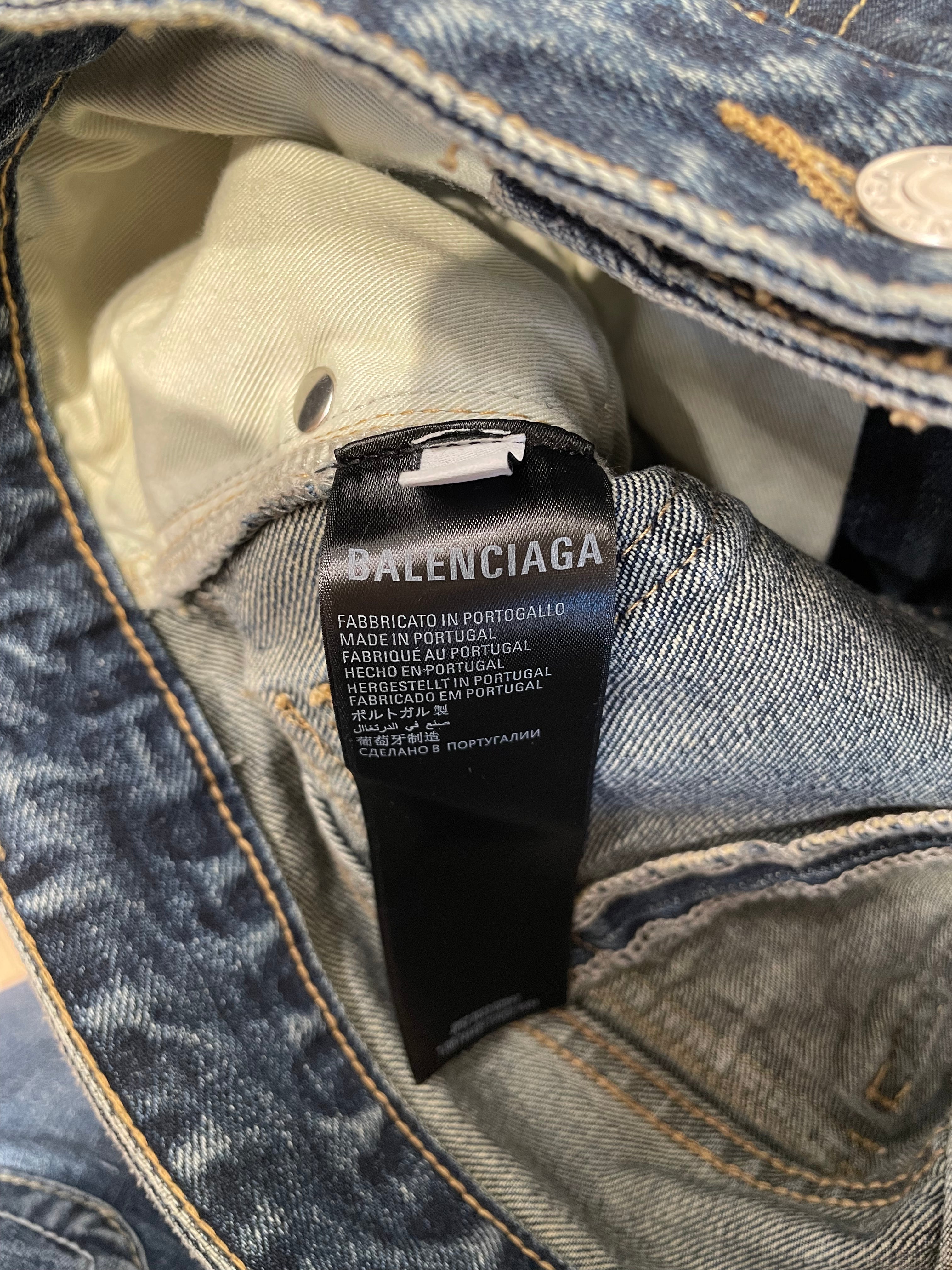 BALENCIAGA/Cargo Pants/M/Denim/IDG/BAGGY CARGO JEAN view 4