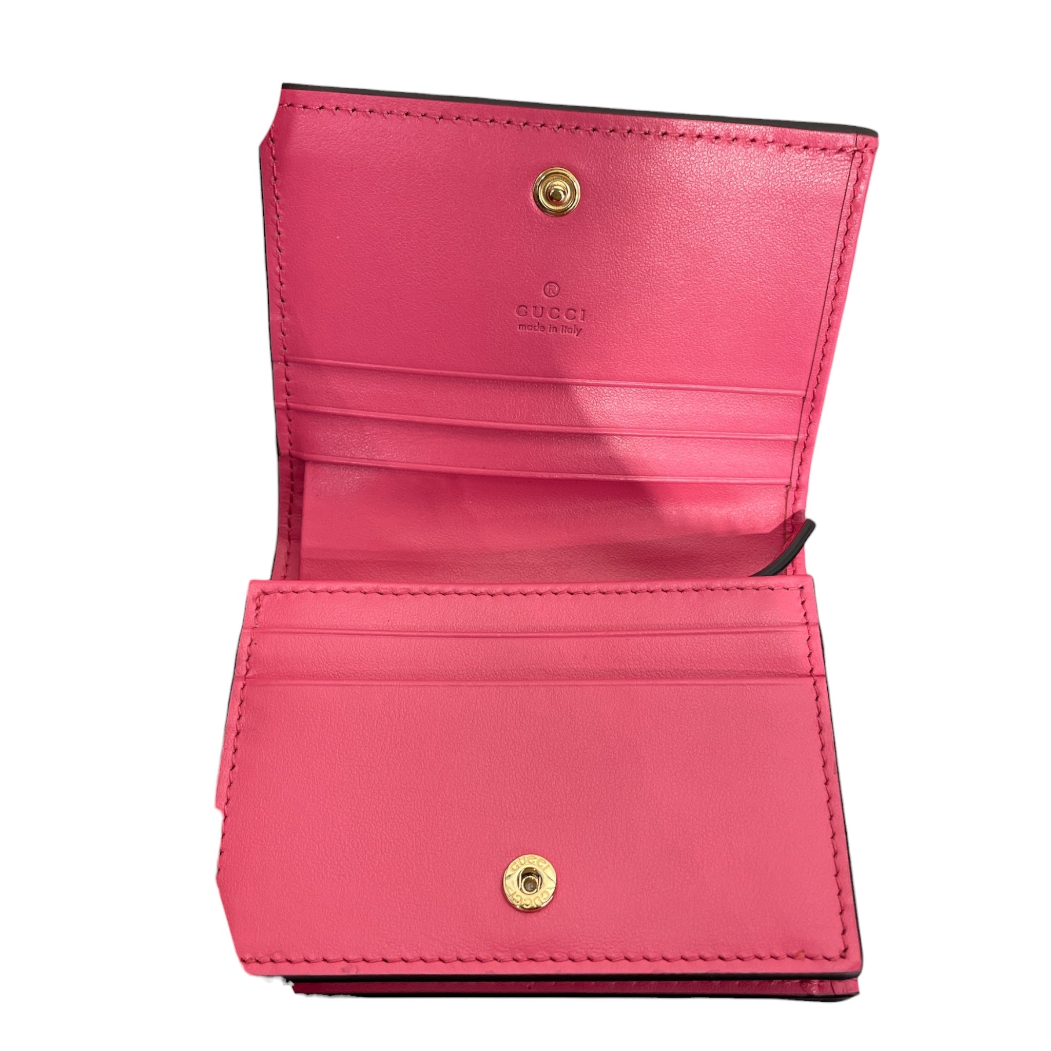 GUCCI/Wallet/Monogram/Leather/PNK/GG Matelasse 723786-493075 view 2