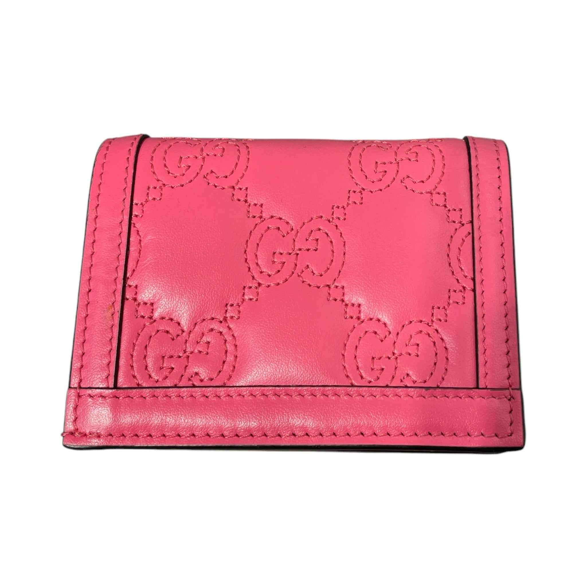 GUCCI/Wallet/Monogram/Leather/PNK/GG Matelasse 723786-493075 view 5