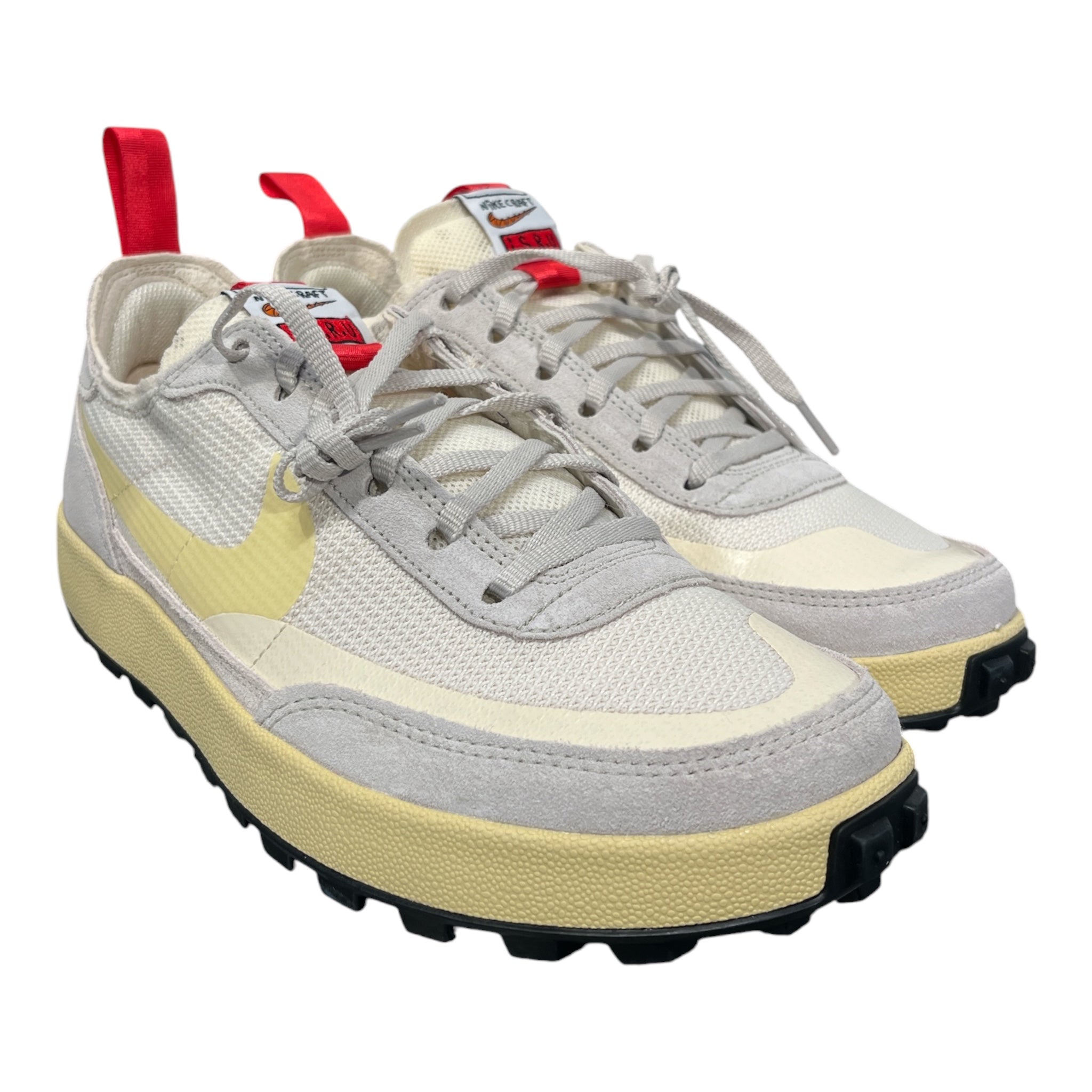 NIKE/Low-Sneakers/US 11.5/Cotton/WHT/Tom Sachs view 1