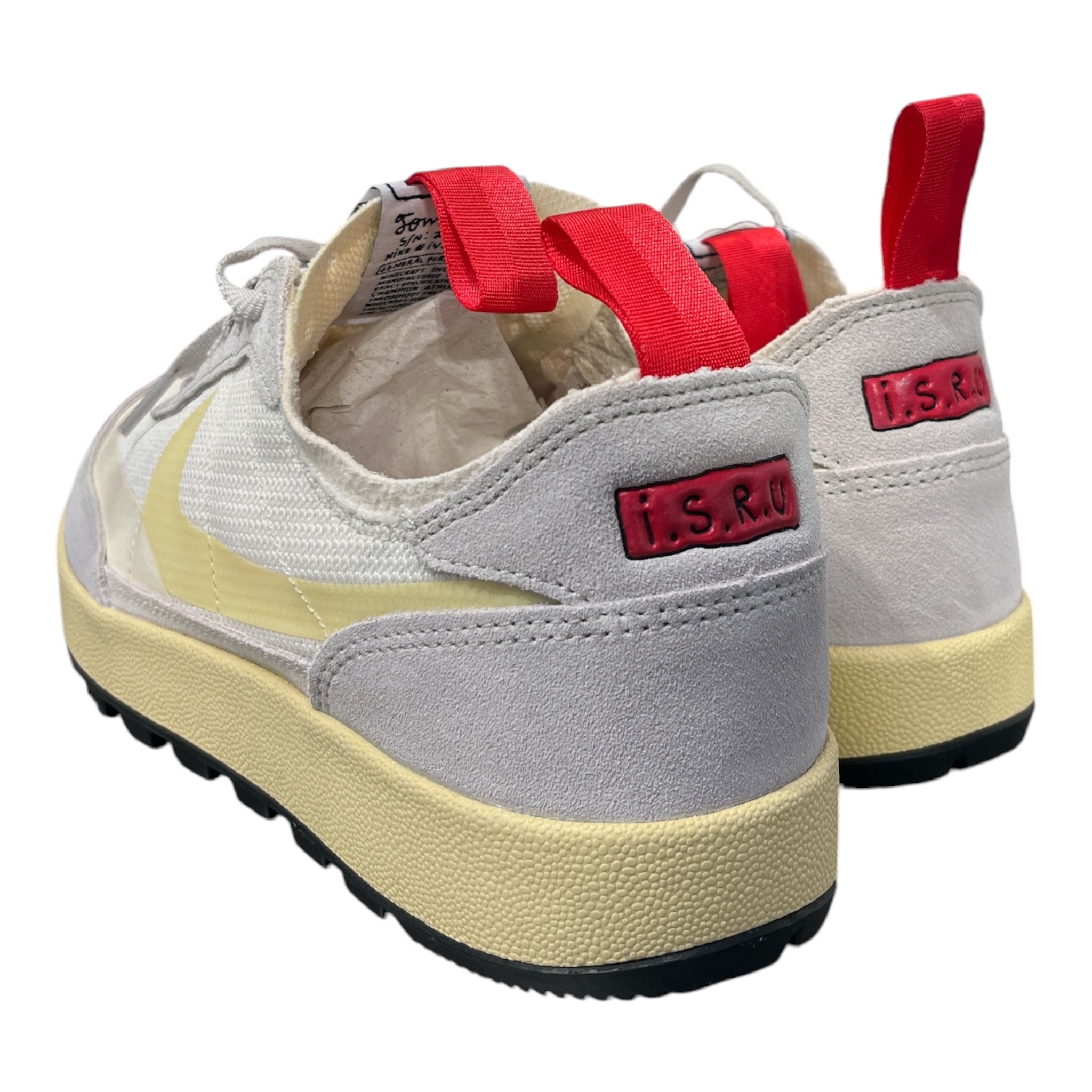 NIKE/Low-Sneakers/US 11.5/Cotton/WHT/Tom Sachs view 2