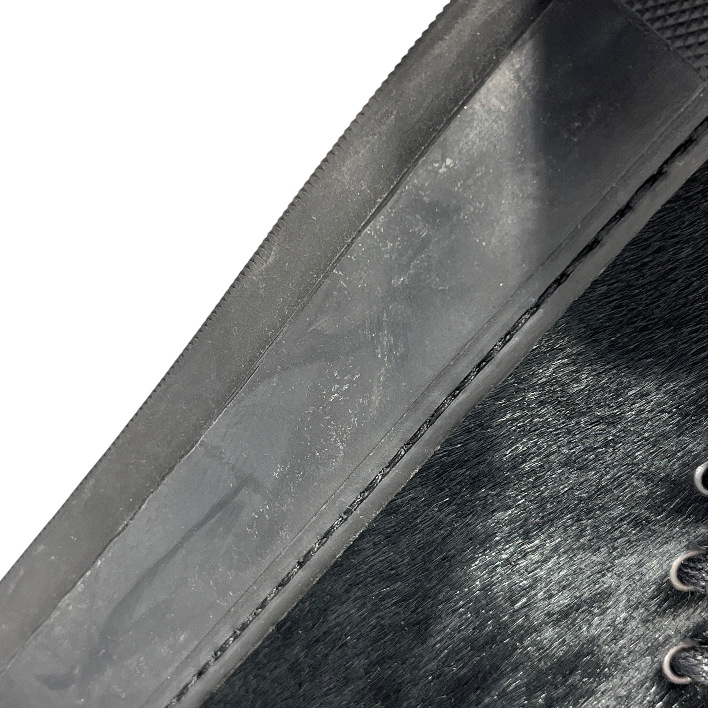 Acne Studios/Hi-Sneakers/US 7/Mohair/BLK/Patent/Cleo Calf Pony Hair Hi Sneaker view 4
