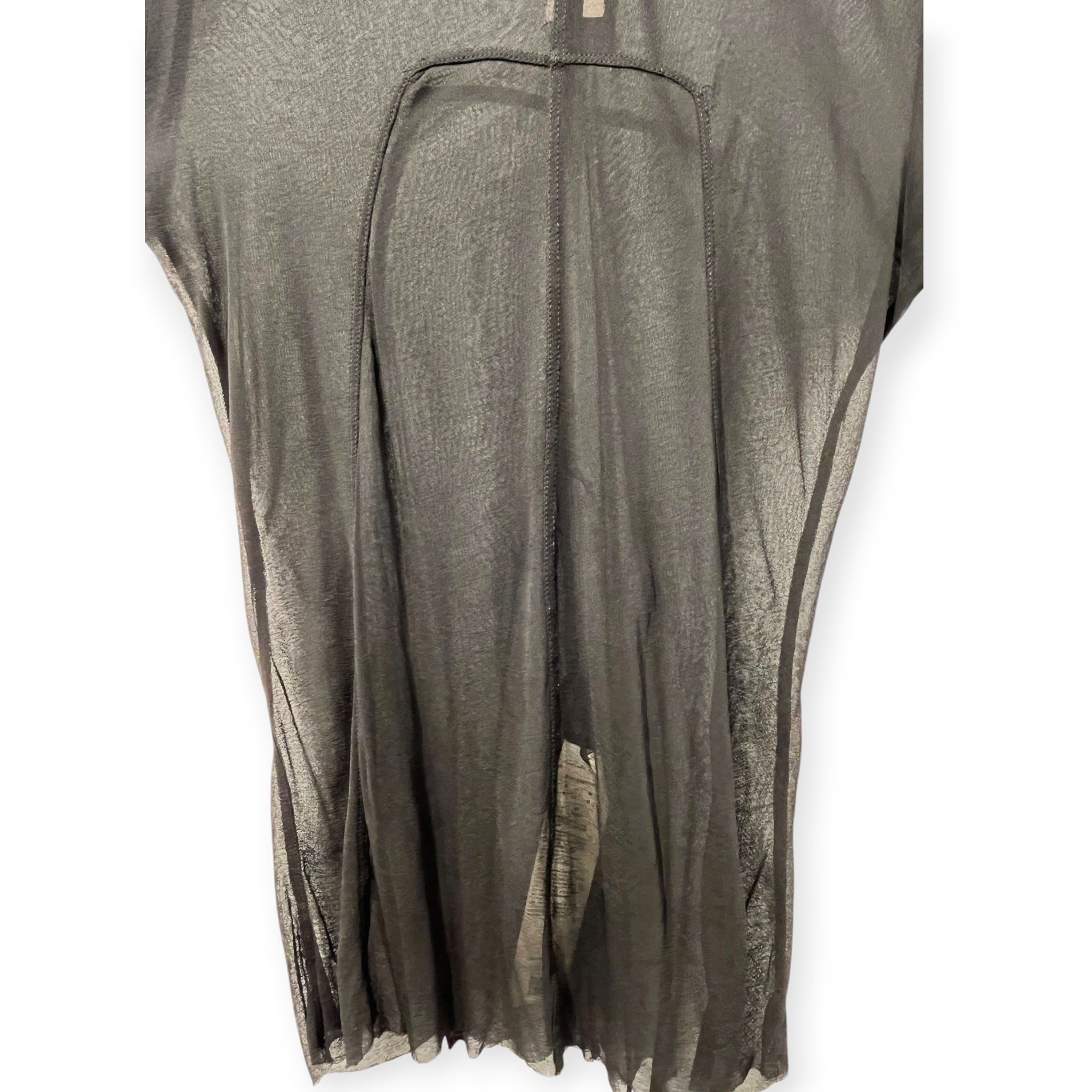 Rick Owens/LS T-Shirt/M/Rayon/BLK/HOLLYWOOD MESH LS view 3