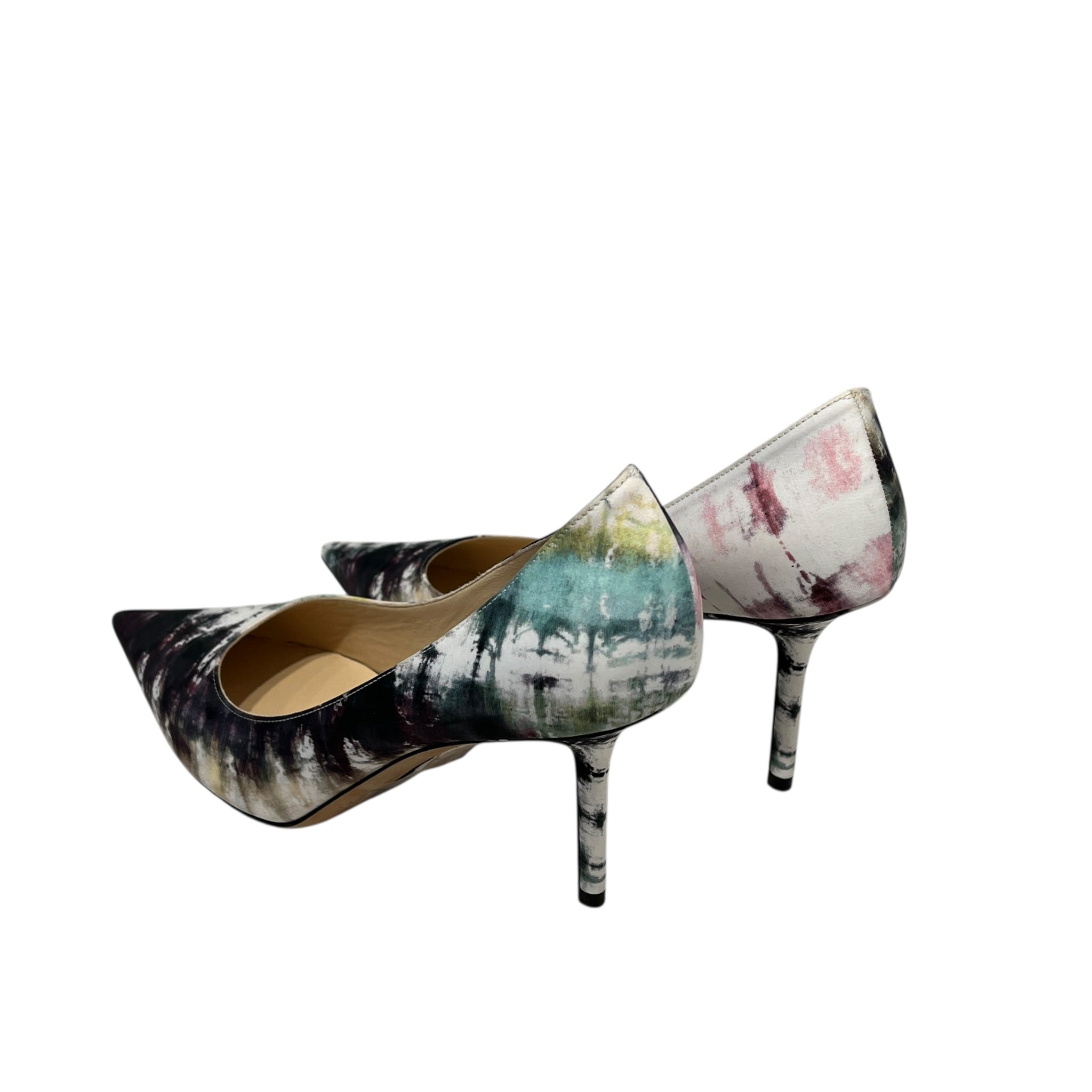 JIMMY CHOO/Heels/US 7.5/All Over Print/Leather/MLT/Pointed-Toe/Love 100mm Tie Dye Pump view 2