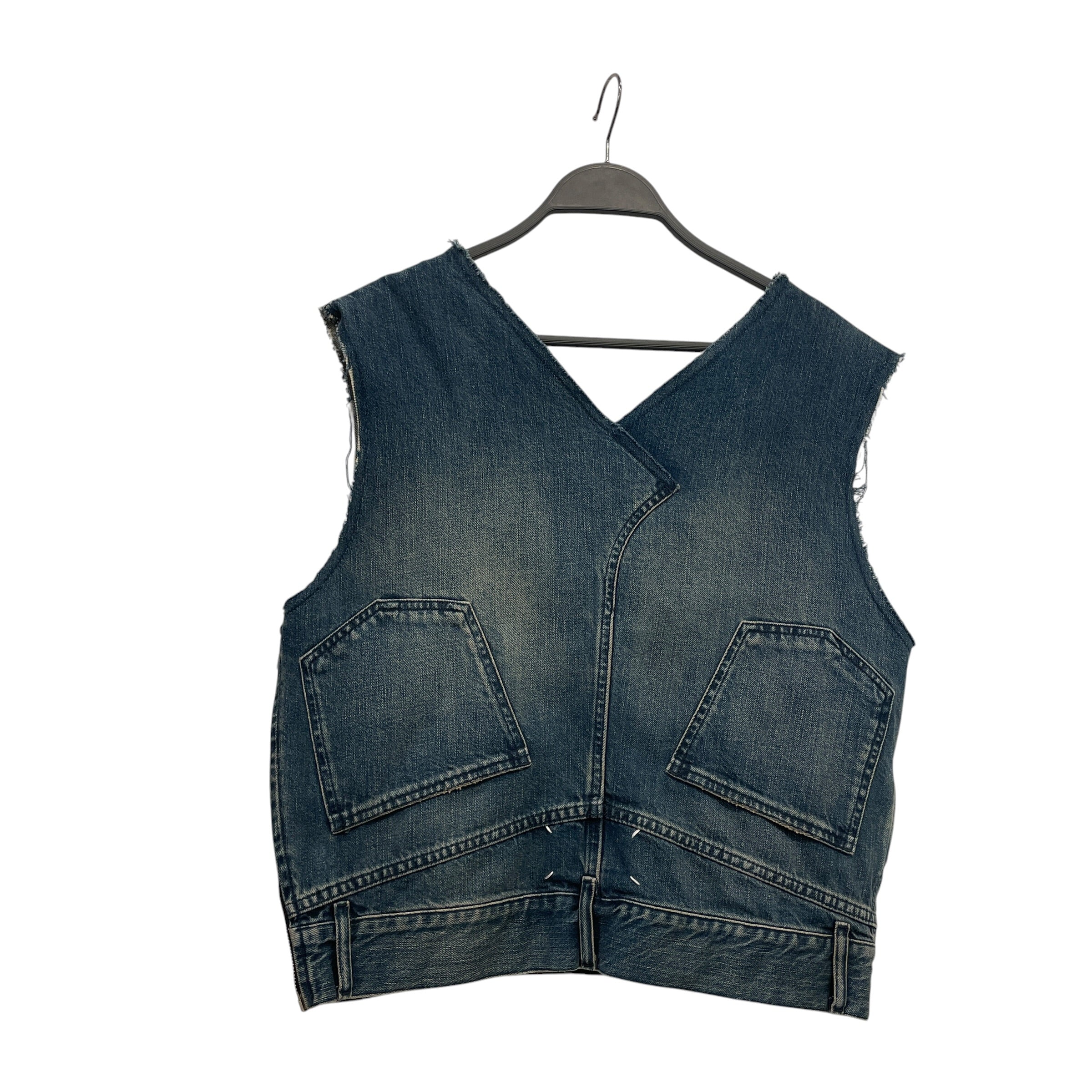 Maison Margiela/Camisole/50/Denim/NVY/REVERSE JEANS TANK TOP view 2