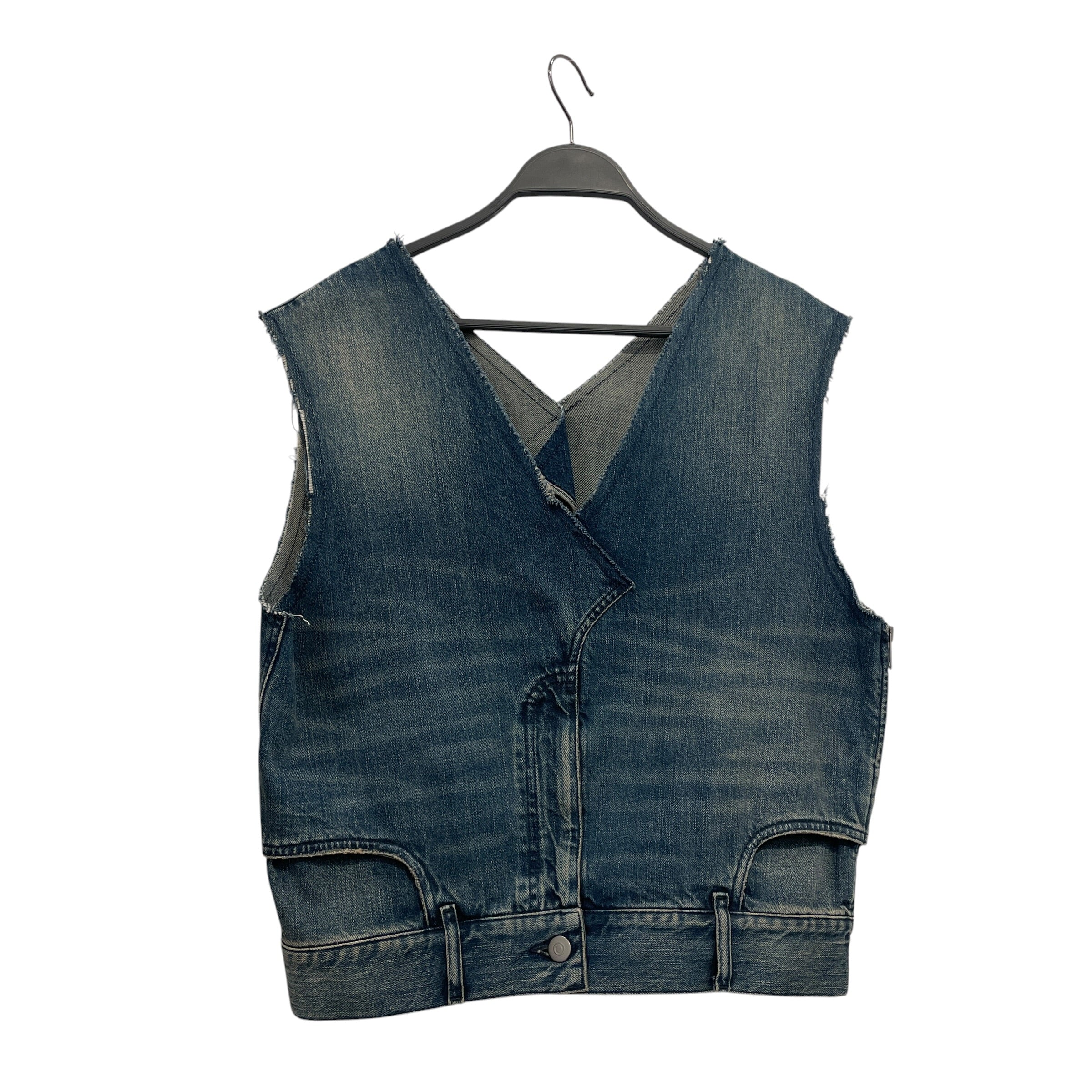 Maison Margiela/Camisole/50/Denim/NVY/REVERSE JEANS TANK TOP view 1