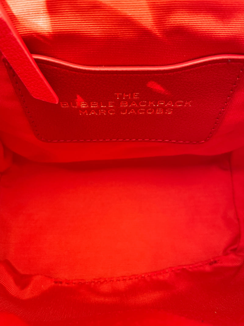 MARC JACOBS/Backpack/Leather/RED/BUBBLE BACKPACK