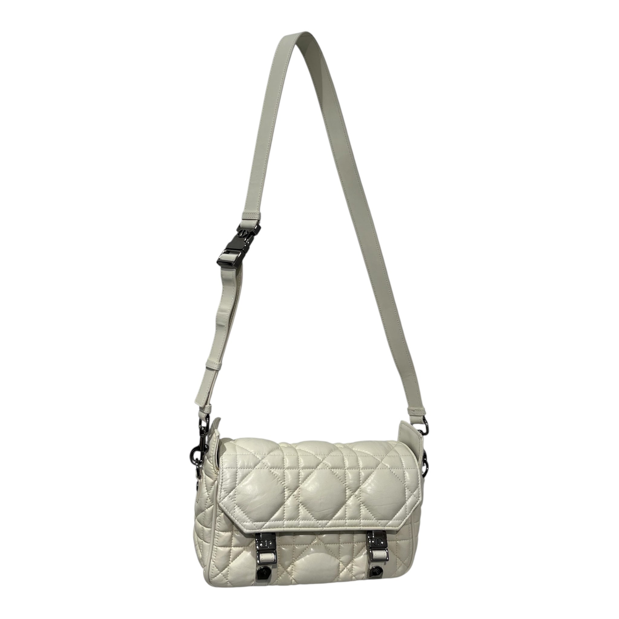Christian Dior/Cross Body Bag/Leather/CRM/50MA0272 CANNAGE MESSENGER view 1