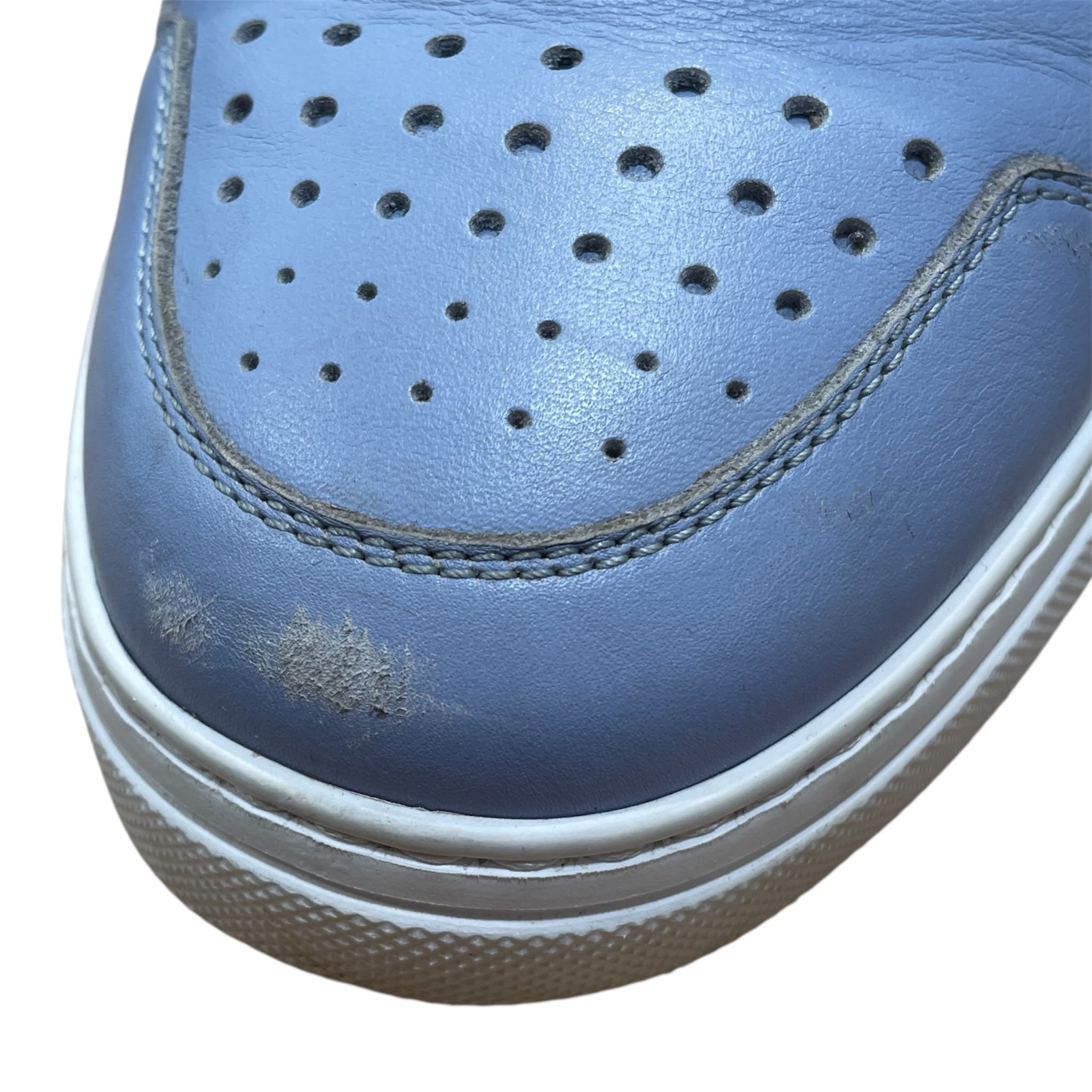 VERSACE/Low-Sneakers/EU 43/Leather/BLU/ view 5