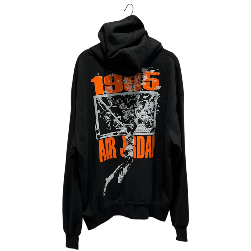 NIKE/Hoodie/L/Cotton/BLK/Oversize/JORDAN NIKE BACKBRD SHATTER