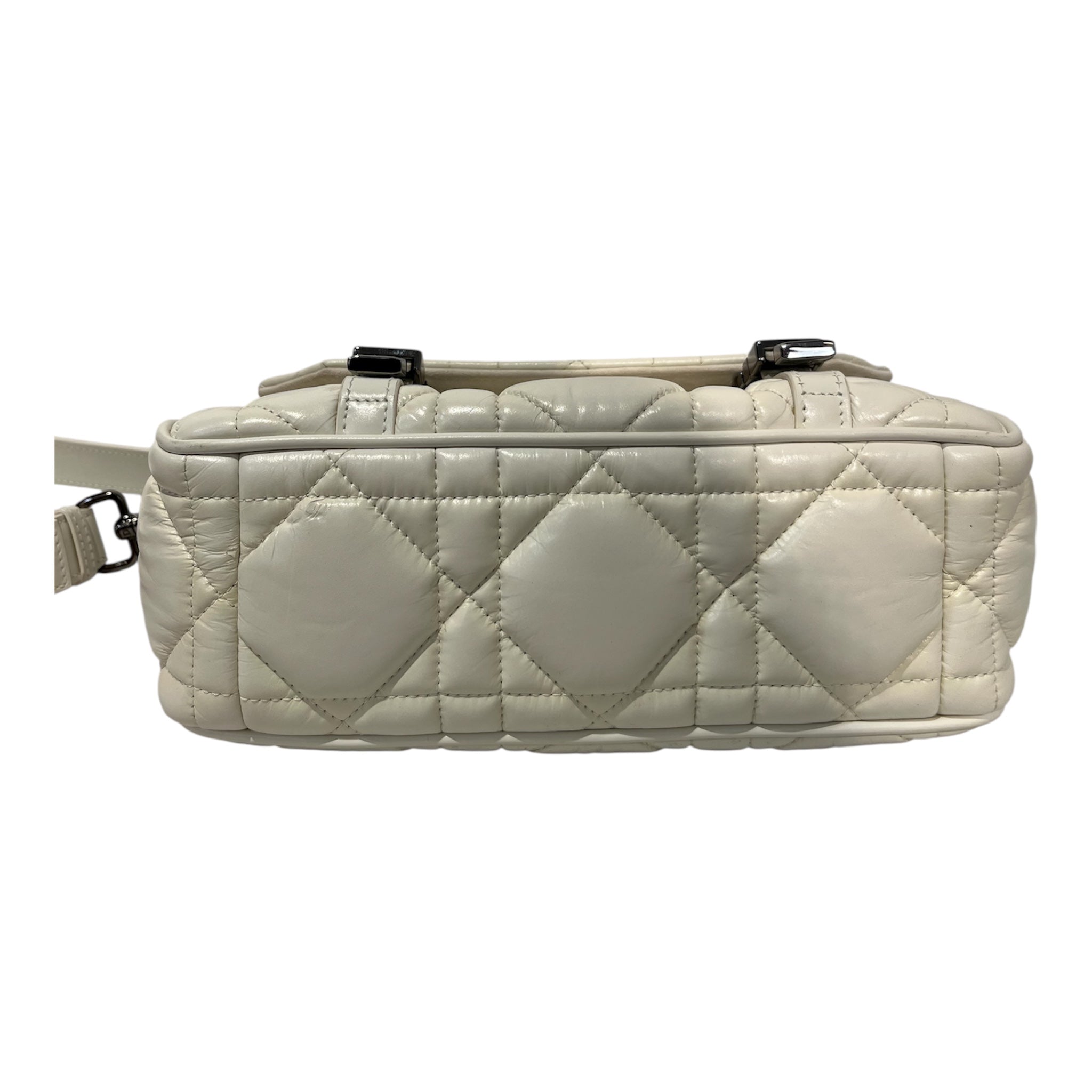 Christian Dior/Cross Body Bag/Leather/CRM/50MA0272 CANNAGE MESSENGER view 3