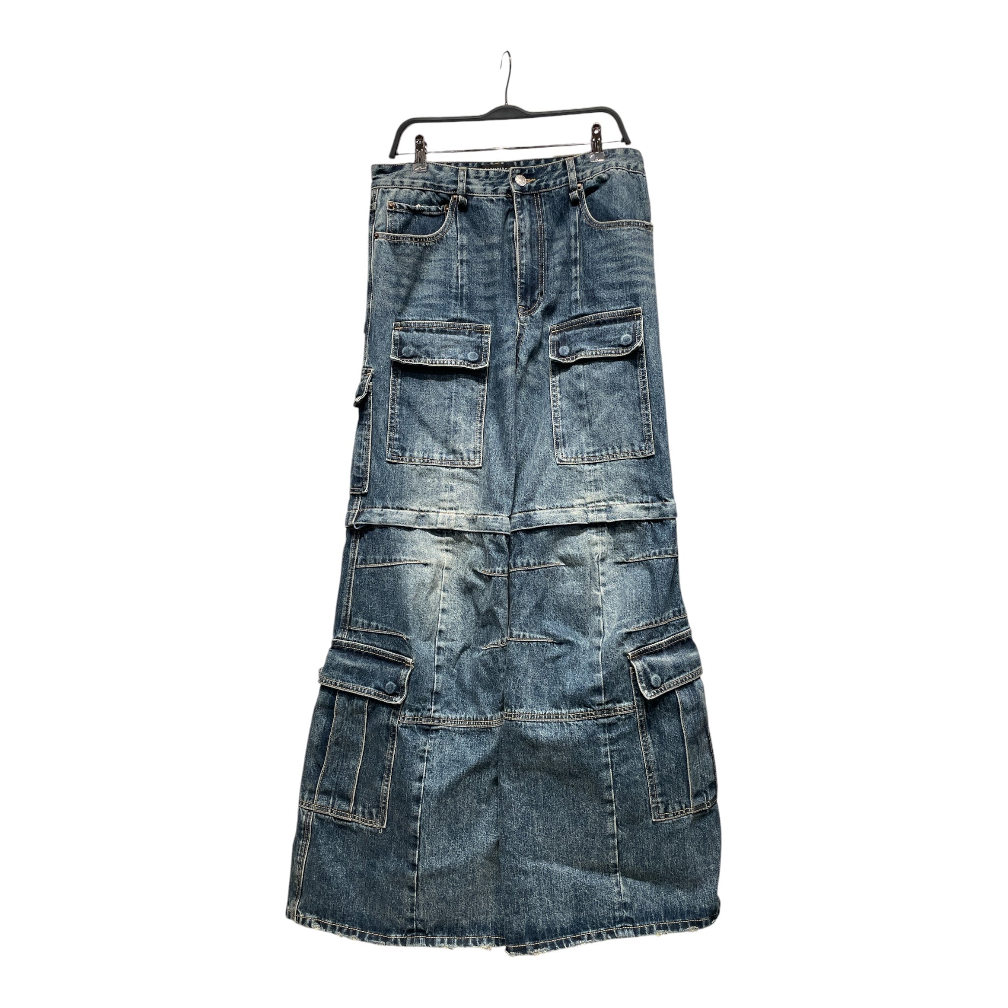 BALENCIAGA/Cargo Pants/M/Denim/IDG/BAGGY CARGO JEAN view 1