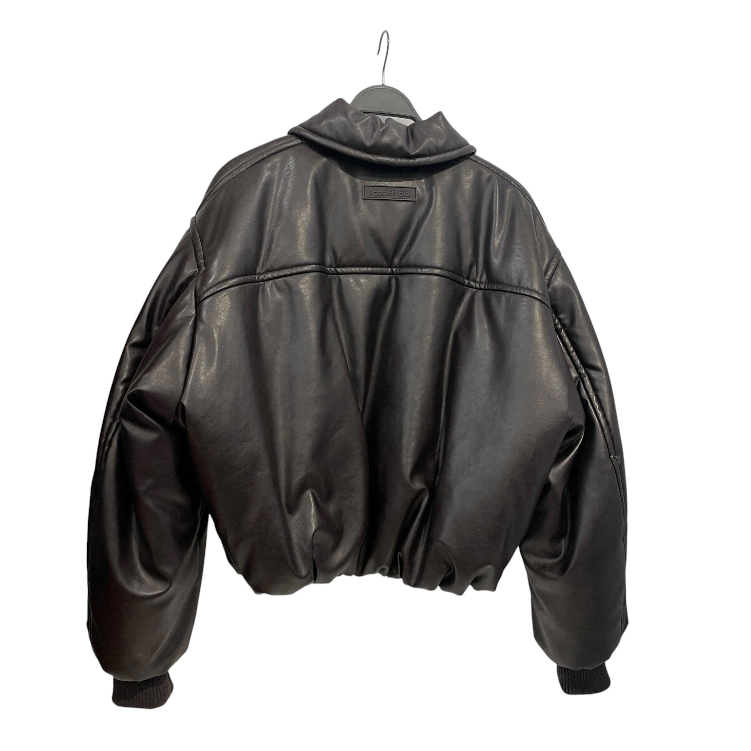 Acne Studios/Puffer Jkt/L/Leather/BLK/fn-wn-outw000878 view 2