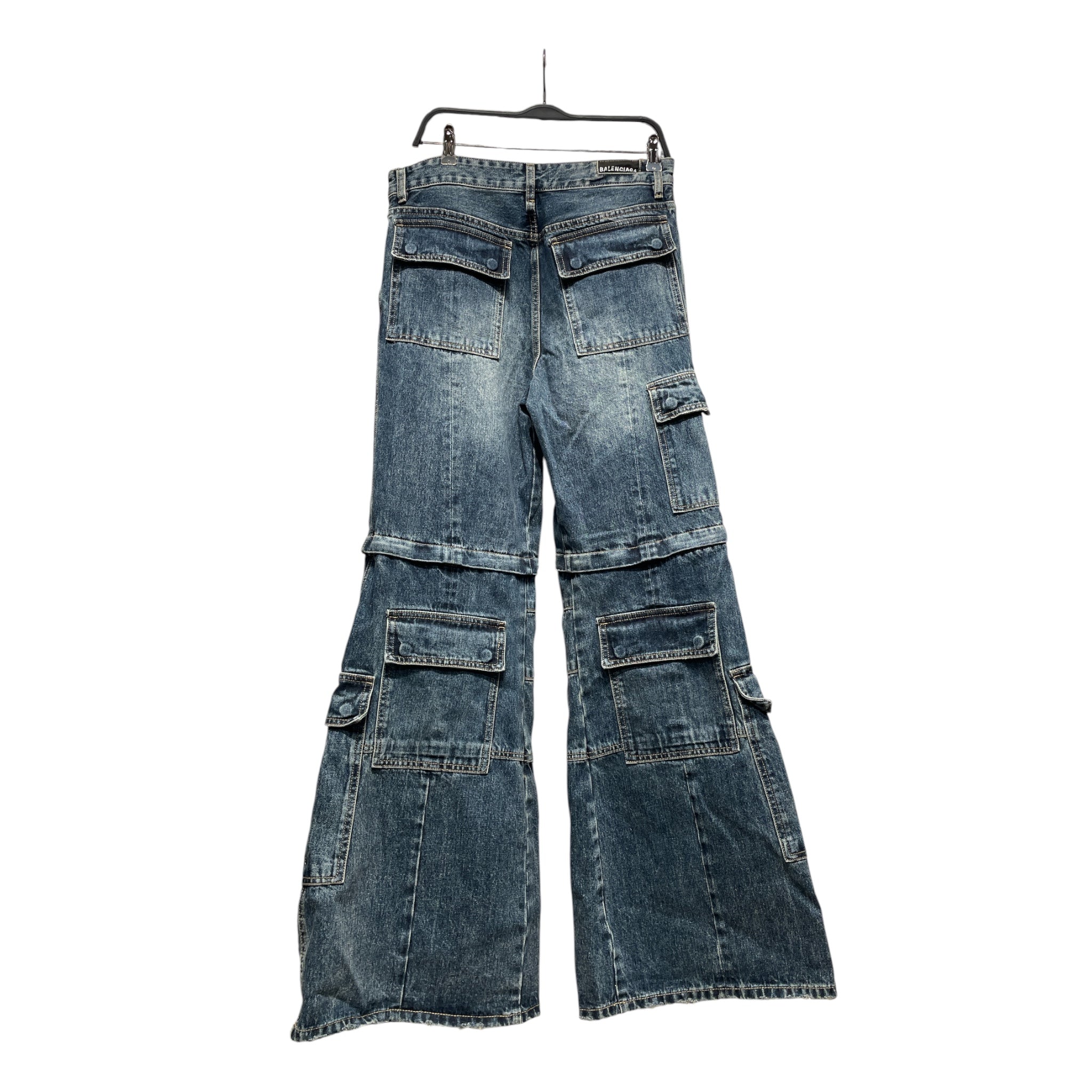 BALENCIAGA/Cargo Pants/M/Denim/IDG/BAGGY CARGO JEAN view 2