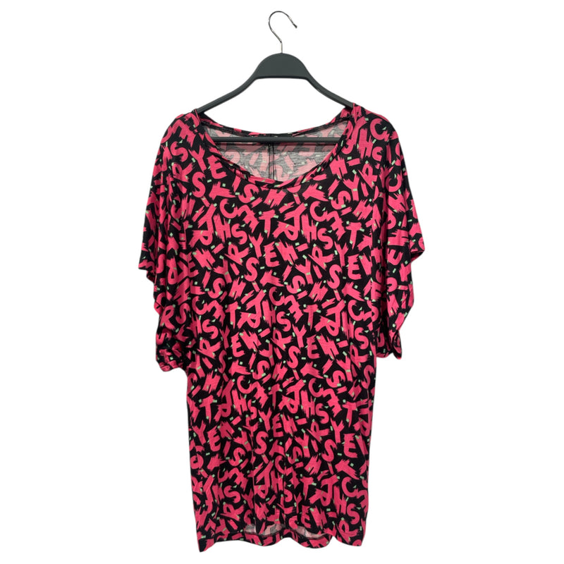 HYSTERIC GLAMOUR/T-Shirt/FREE/Pink/Rayon/All Over Print/0103CT14939