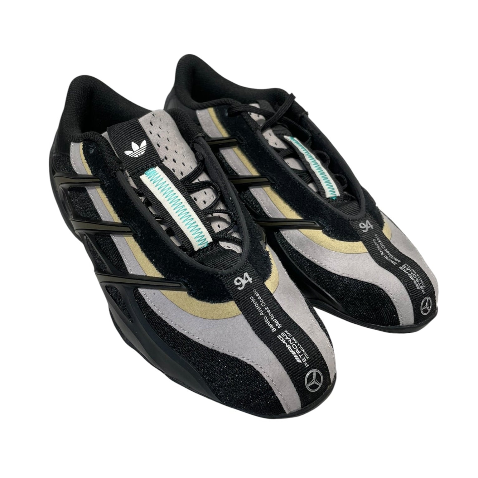 adidas/Low-Sneakers/US 8/Nylon/BLK/BAD BUNNY X MERCEDES view 1
