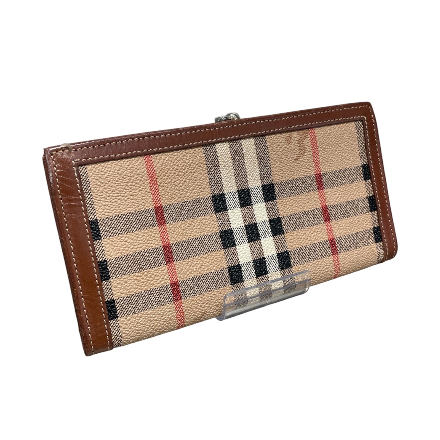 BURBERRYS/Long Wallet/Leather/MLT/L's/Vintage Nova Check Long Wallet view 2
