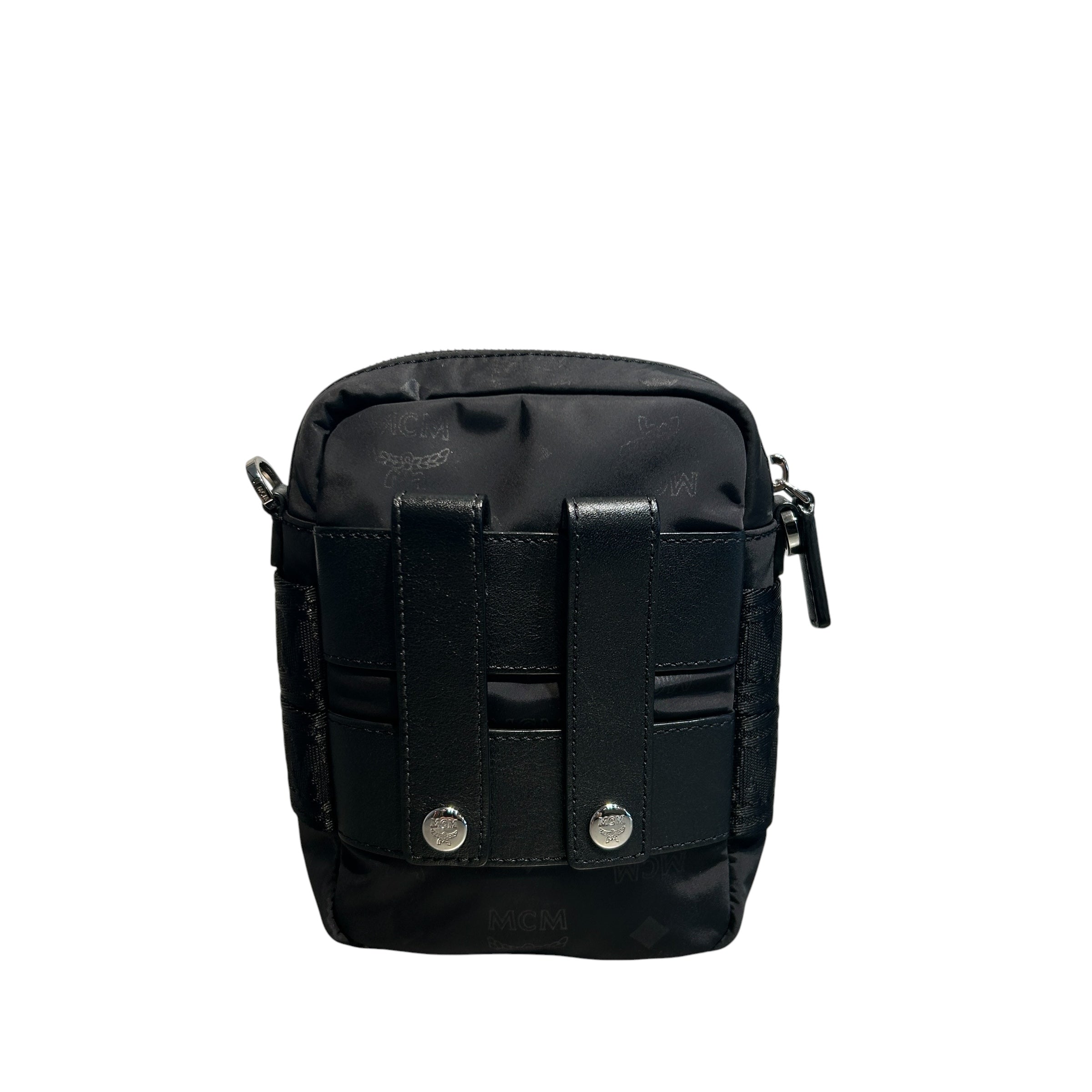MCM/Pouch/Monogram/Nylon/BLK/Resnick view 2