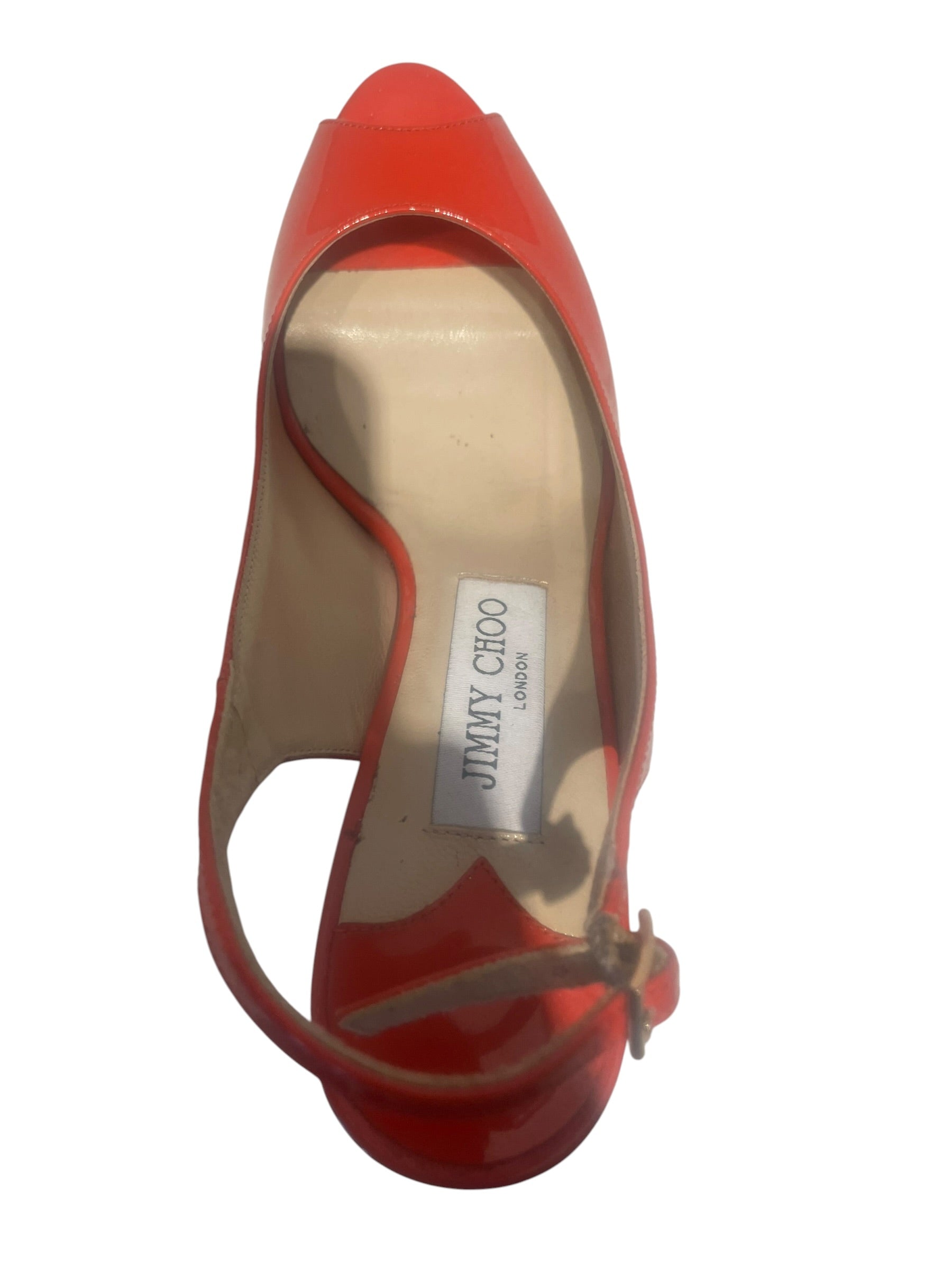 JIMMY CHOO/Heels/US 5.5/Leather/ORN/Patent Leather Heels view 4