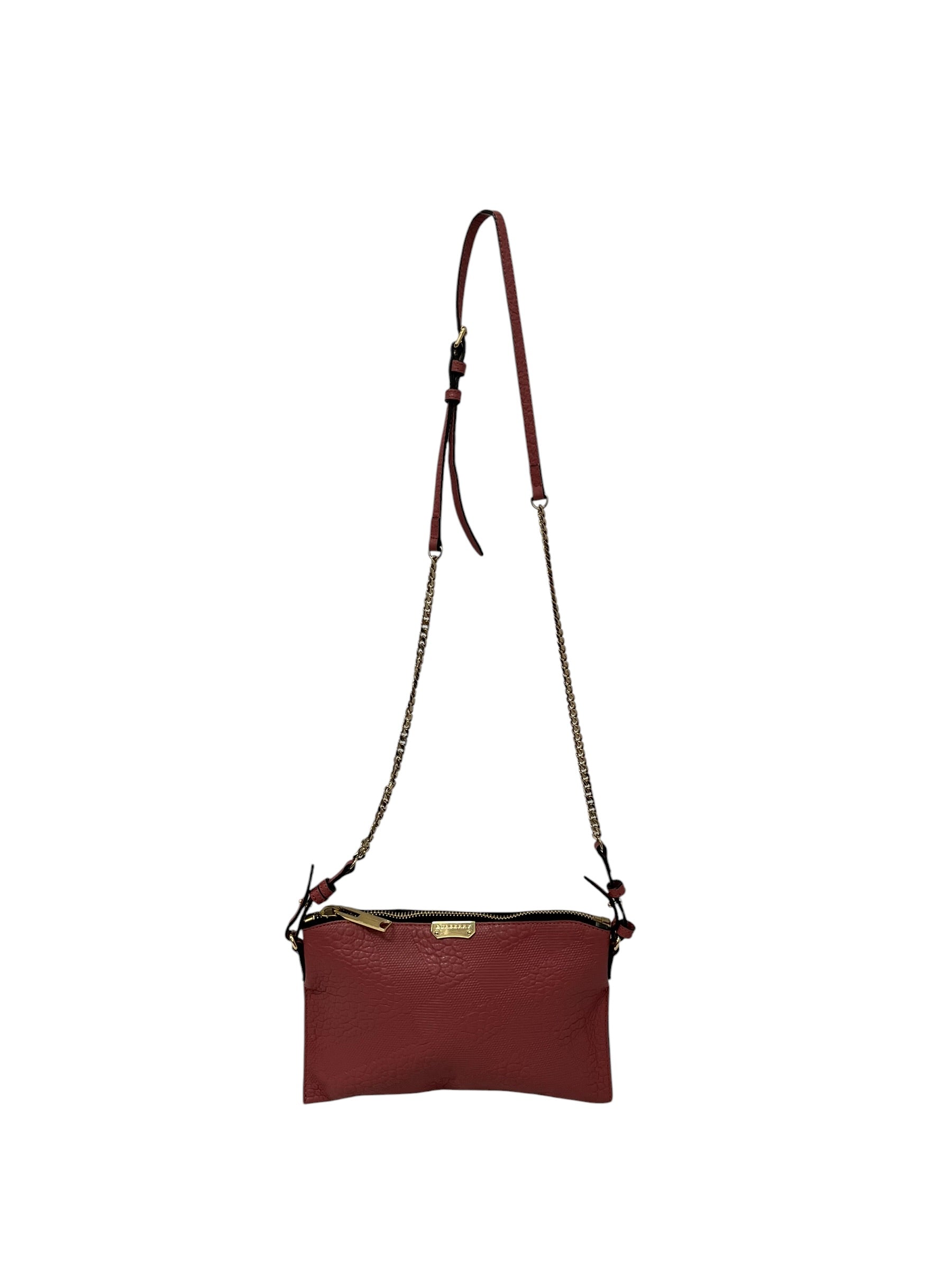 BURBERRY/Cross Body Bag/Animal Pattern/Leather/PNK/PEYTON EMOSSED CROSSBODY view 1
