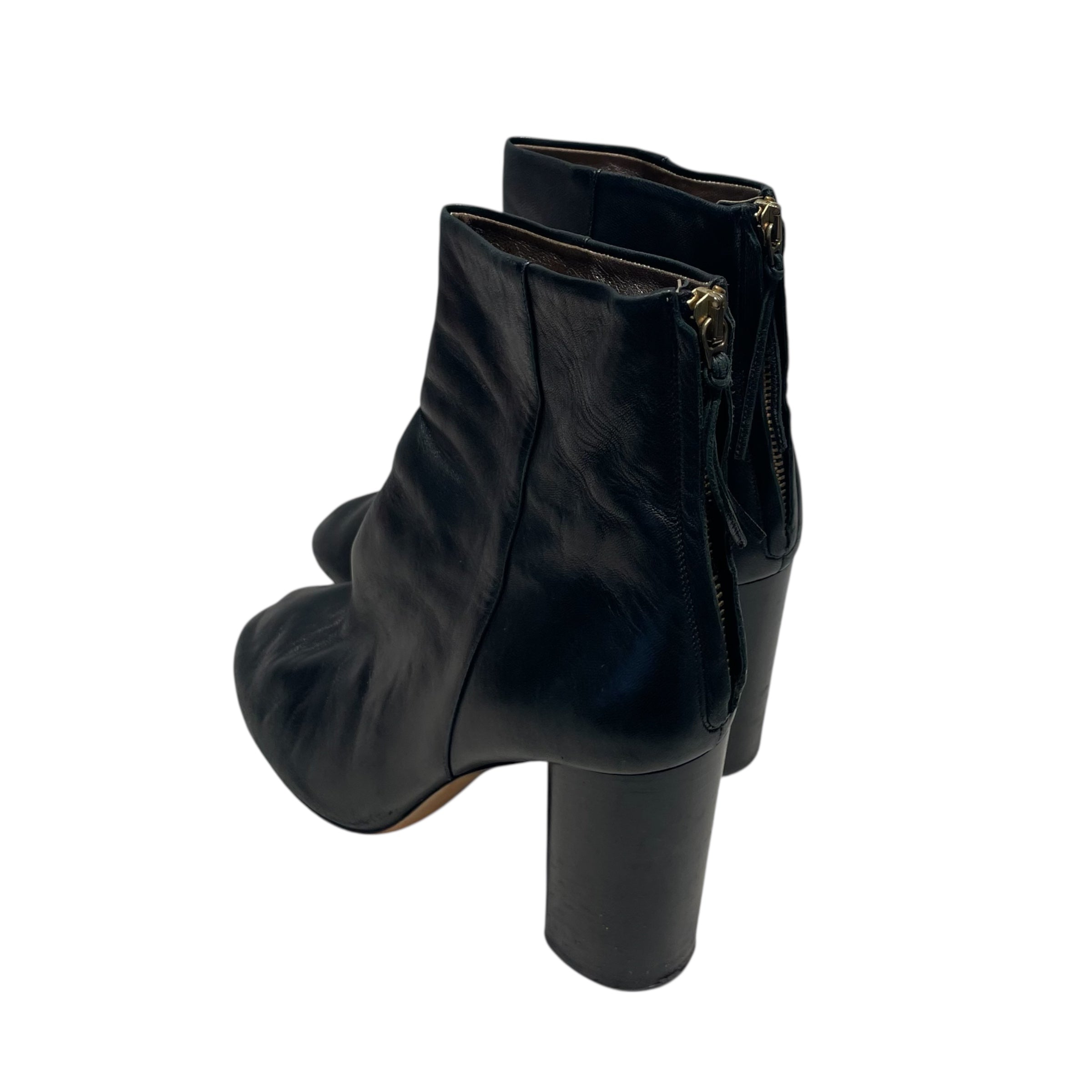 ISABEL MARANT/Heels/EU 39/Leather/BLK/gold lined view 2