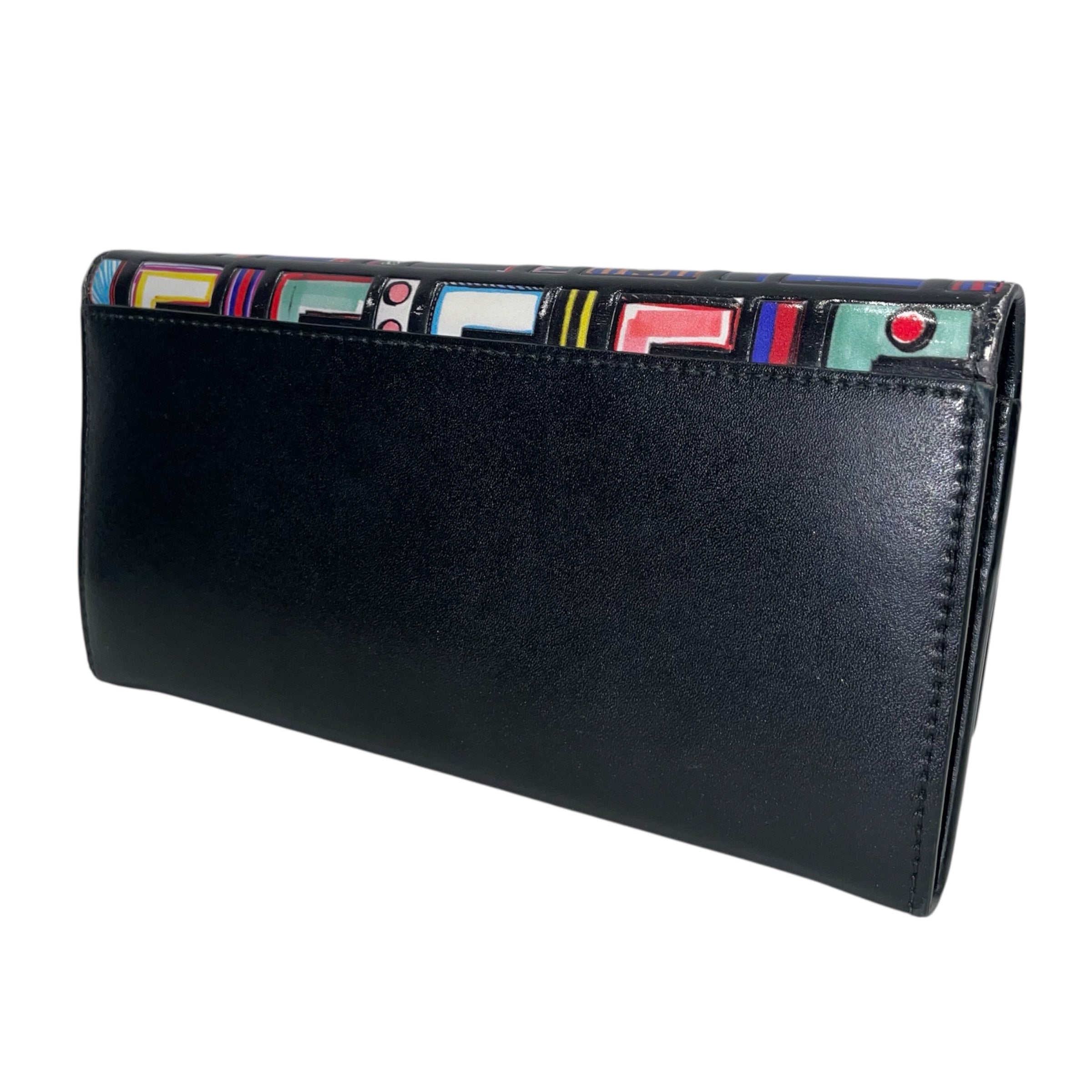 FENDI/Trifold Wallet/Monogram/Cotton/MLT/Multicolor FF Wallet view 2
